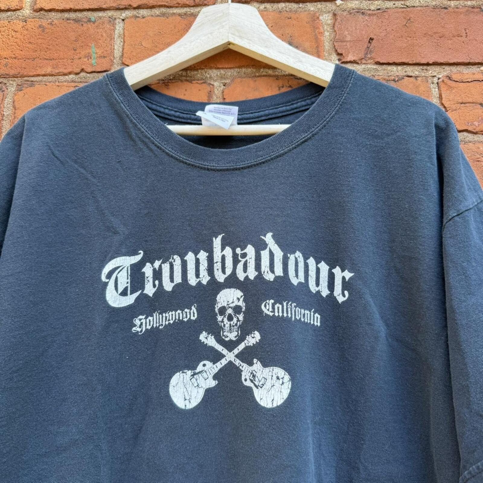 Gildan vintage troubadour hollywood California venue t shirt 00s XL Size US XL / EU 56 / 4 - 3 Thumbnail