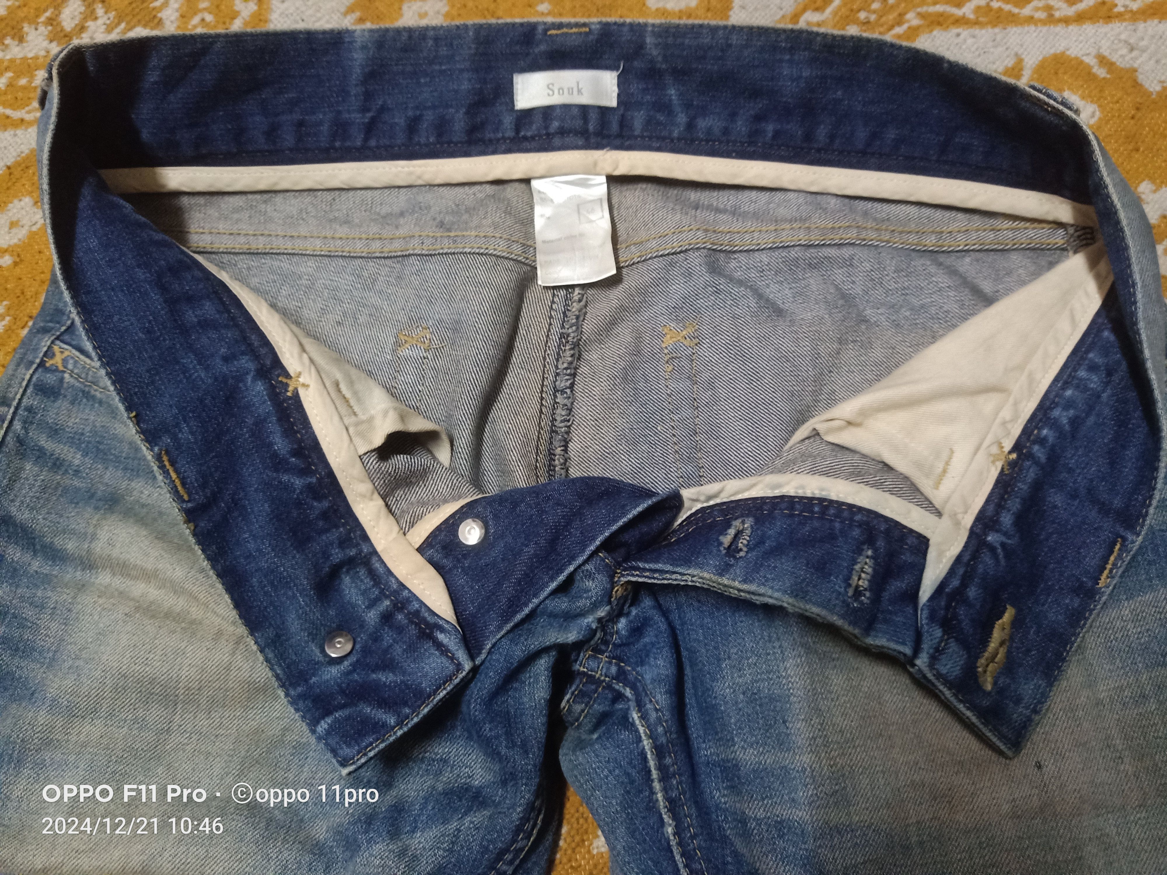 Designer × Japanese Brand 🔥Souk Denim Vintage distressdenim 🔥 Size US 32 / EU 48 - 5 Thumbnail
