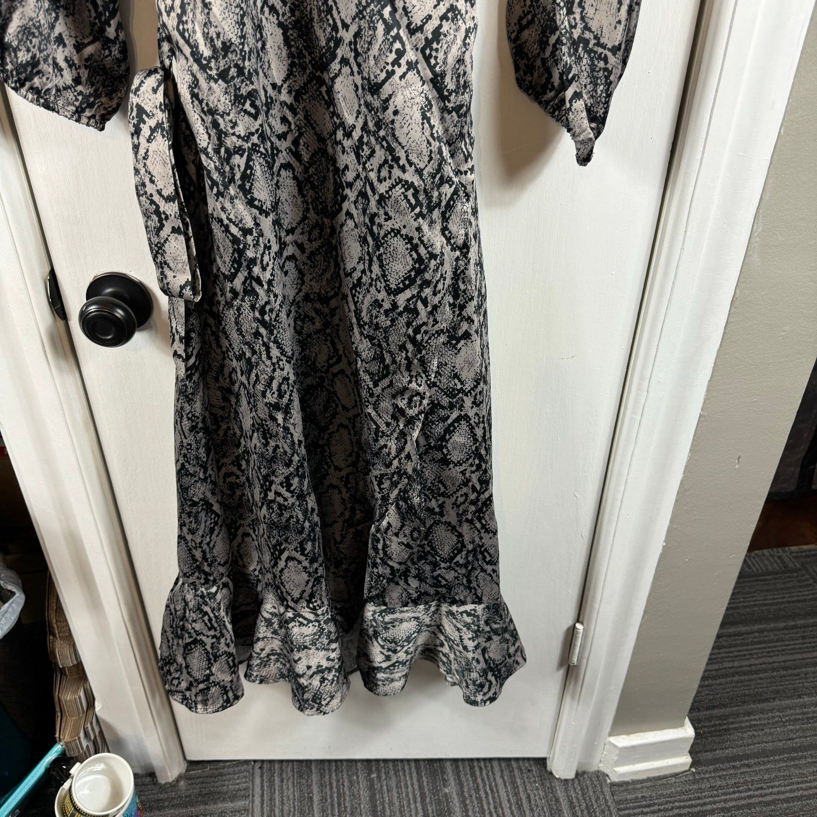Becksondergaard Beck Sondergaard Snakey Alva Dress satin wrap style kimono Size M / US 6-8 / IT 42-44 - 5 Thumbnail