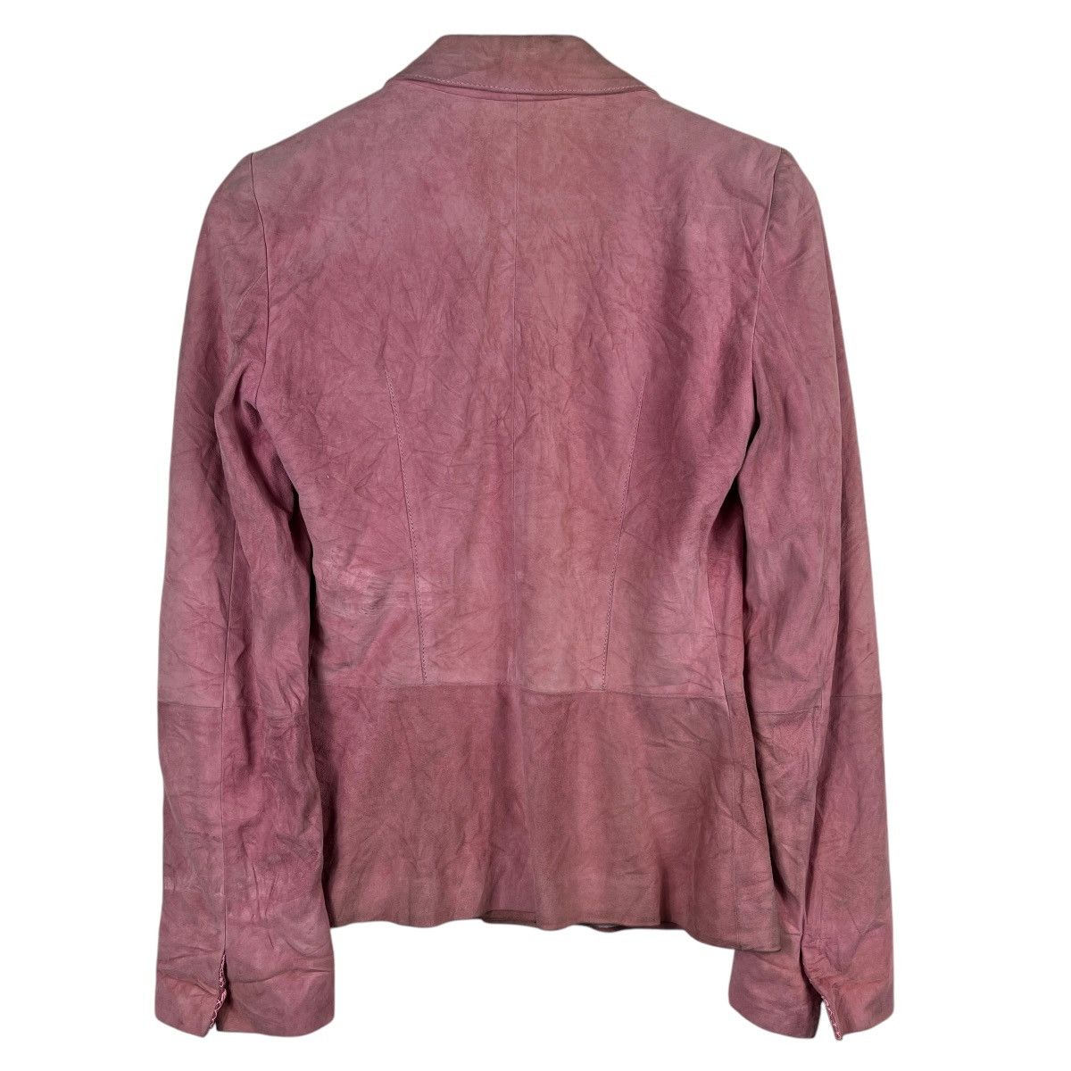 Christian Lacroix 💥 Bazar Christian Lacroix Paris Leather Blazer Size S / US 4 / IT 40 - 3 Thumbnail
