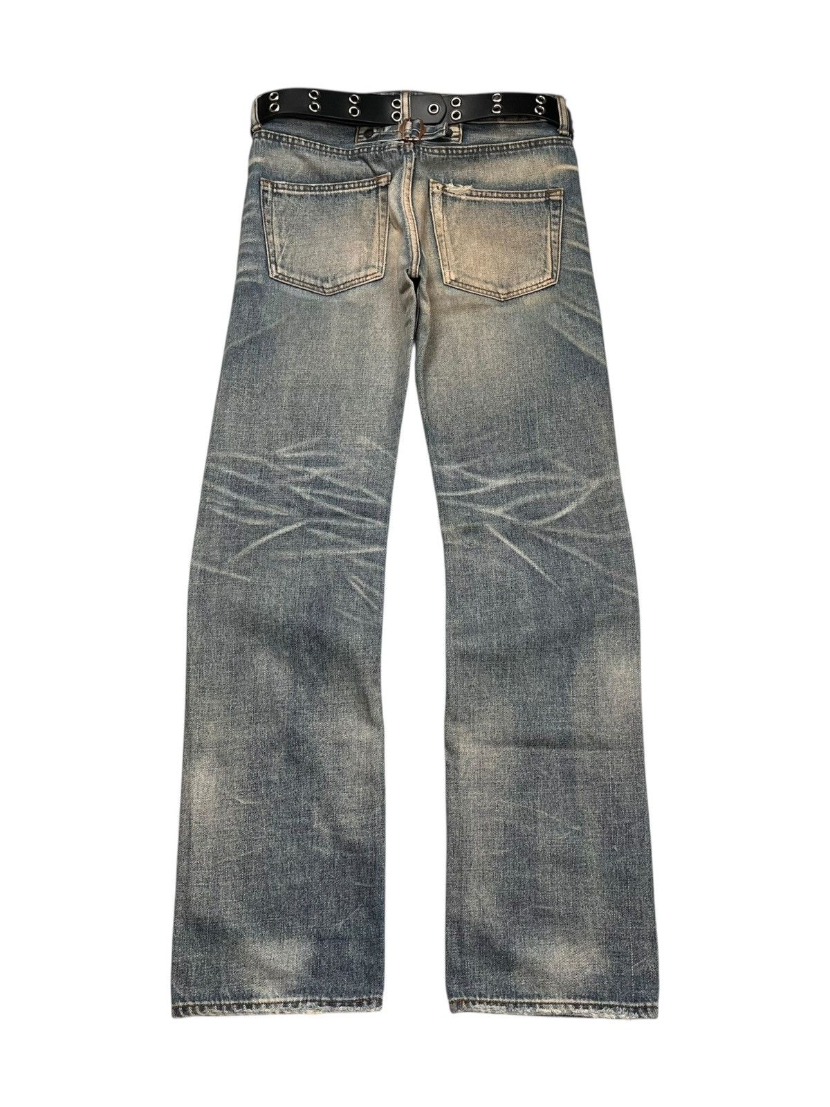 Japanese Brand Stunning Lure Buckel Back Selvedge Denim Button Fly Size US 30 / EU 46 - 10 Thumbnail