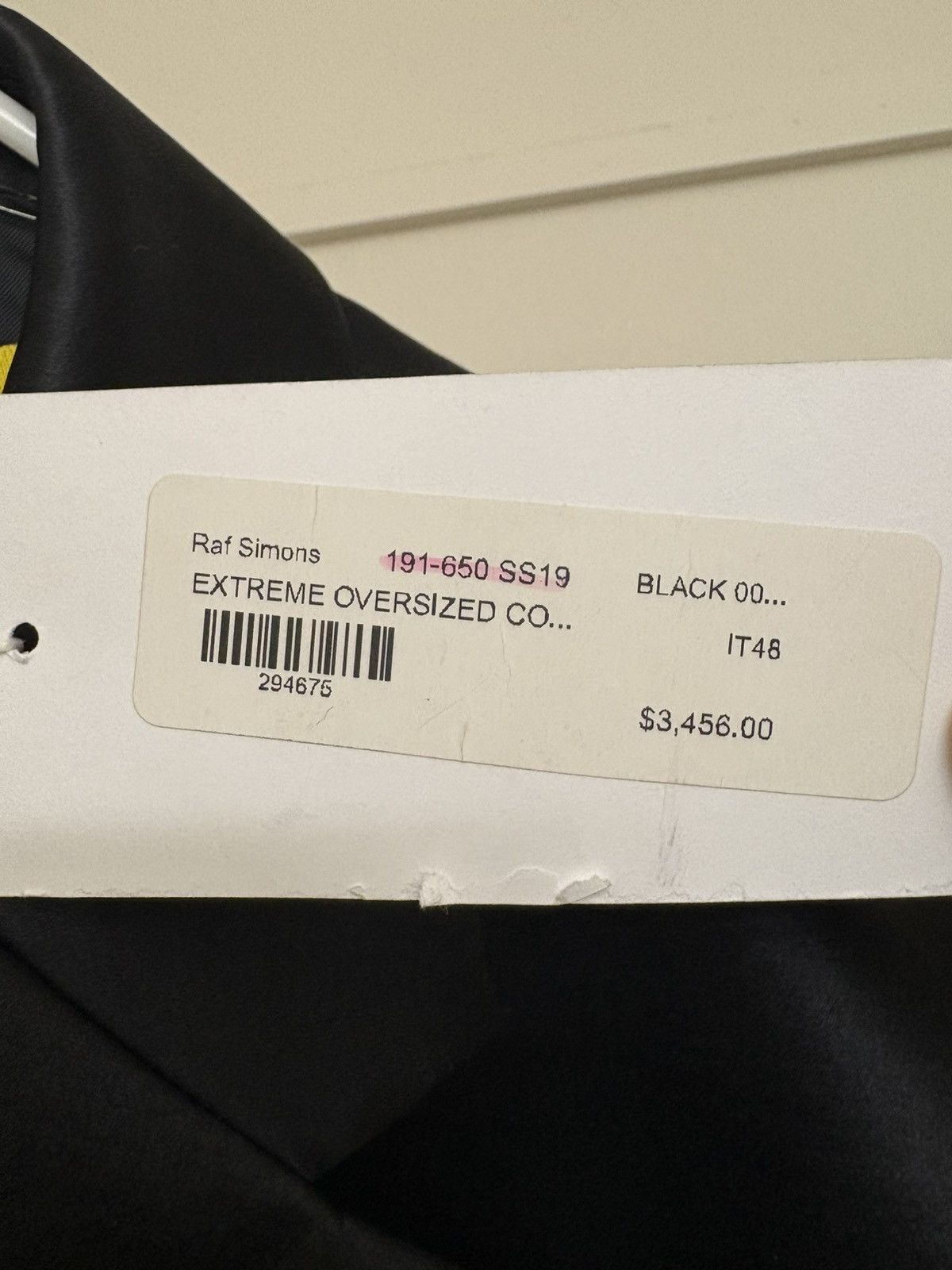Raf Simons RAF SIMONS Extreme oversized coat with 6 balls in the front Size 48R - 7 Thumbnail