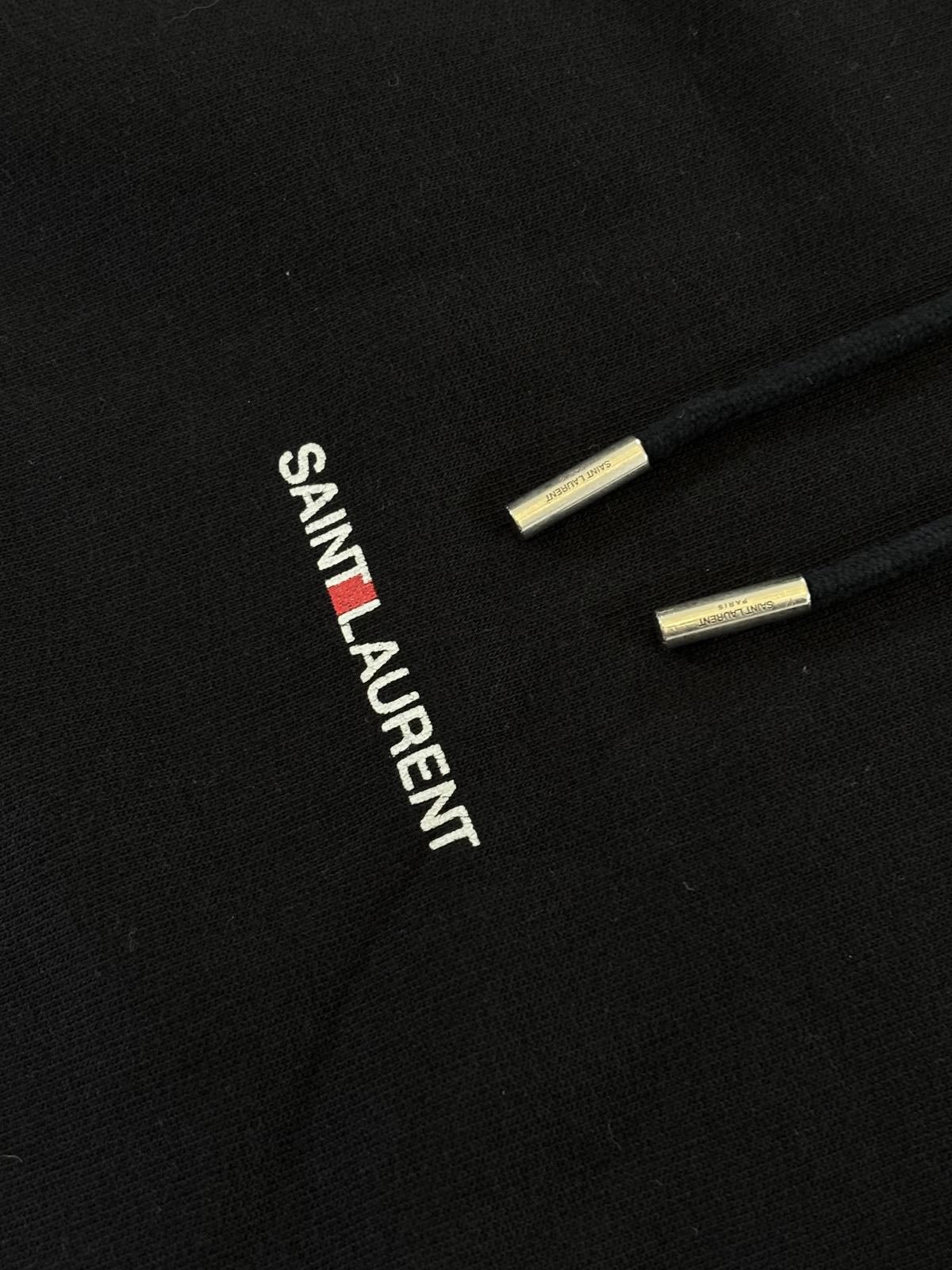 Saint Laurent Paris Saint Laurent Logo Hoodie Size US L / EU 52-54 / 3 - 2 Thumbnail