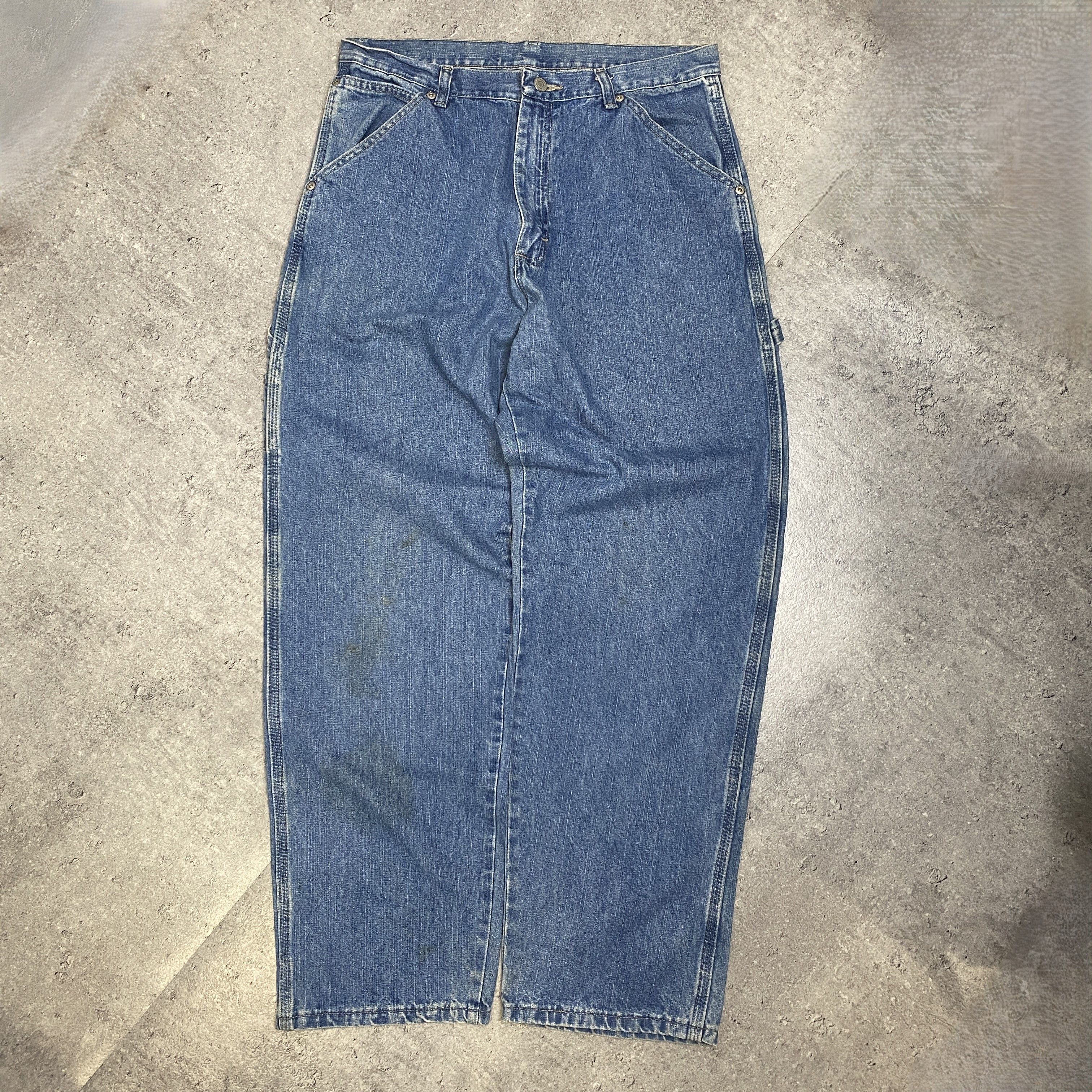 Vintage × Wrangler Wrangler workwear baggy jeans - 32 Size US 32 / EU 48 - 2 Thumbnail