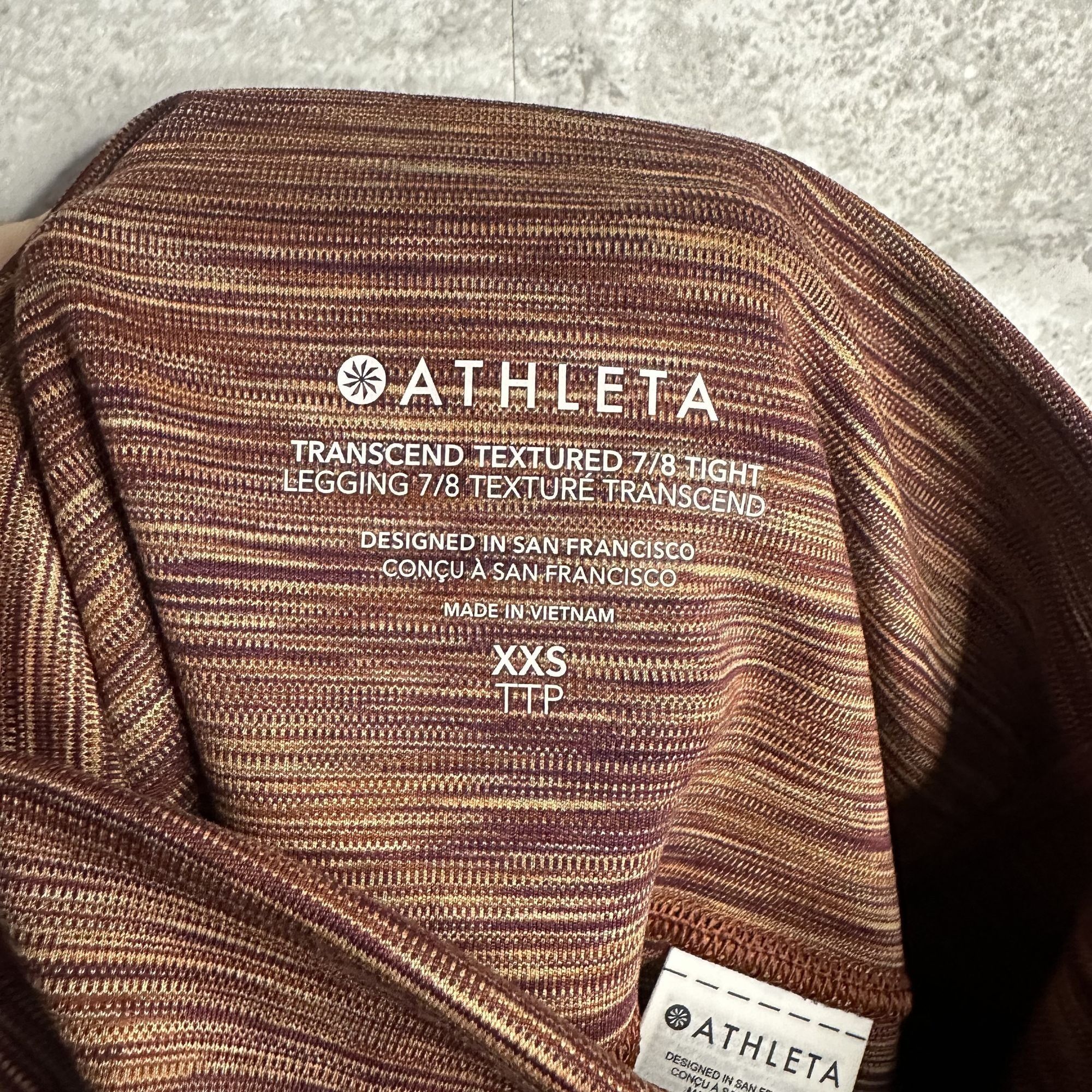 Athleta Athleta Transcend Textured 7/8 Tight NWT Size XXS Size 24" / US 00 / IT 34 - 10 Thumbnail