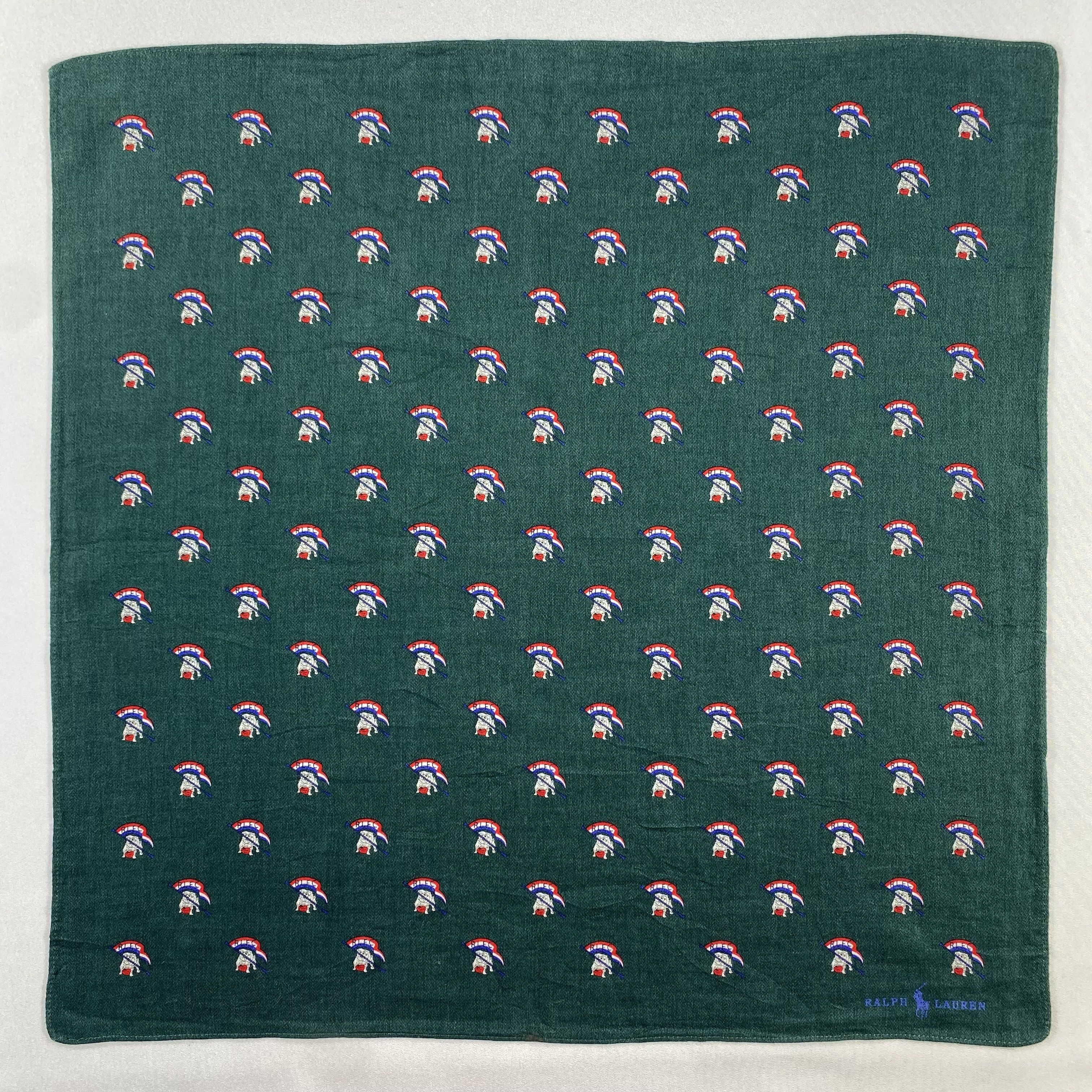 Ralph Lauren × Vintage Ralph Lauren Handkerchief / Neckerchief / Bandana-P1598 Size ONE SIZE - 1 Thumbnail