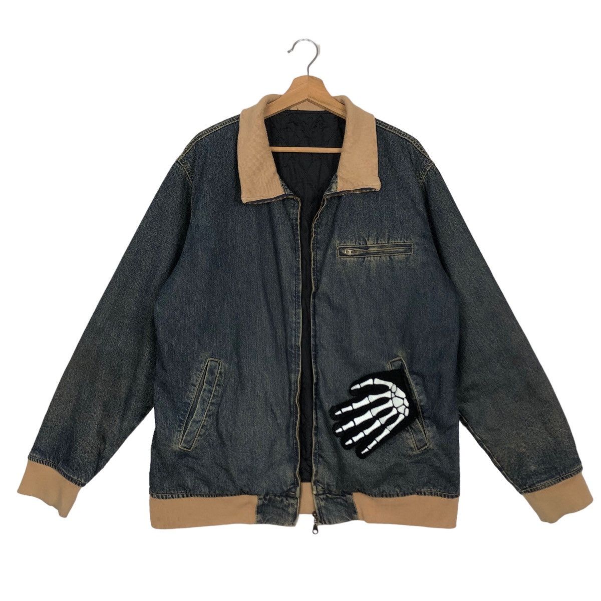 Hysteric Glamour 🔥Denim Jacket Tracktop Hysteric Glamour Japan Size US M / EU 48-50 / 2 - 2 Thumbnail