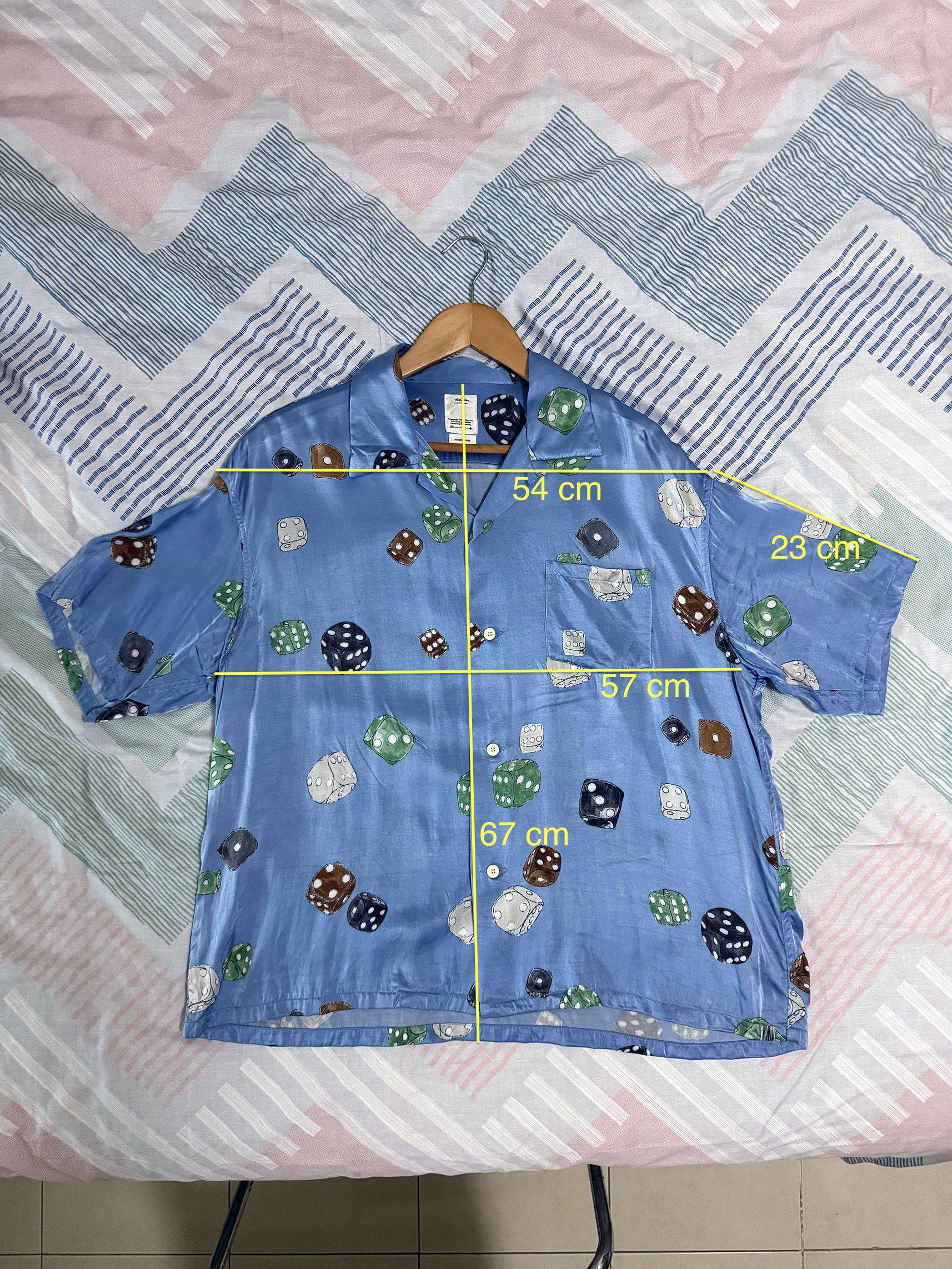 Visvim 21 SS Wallis Shirt Dice Blue Sz. 1 012101105011013 Size US S / EU 44-46 / 1 - 10 Thumbnail