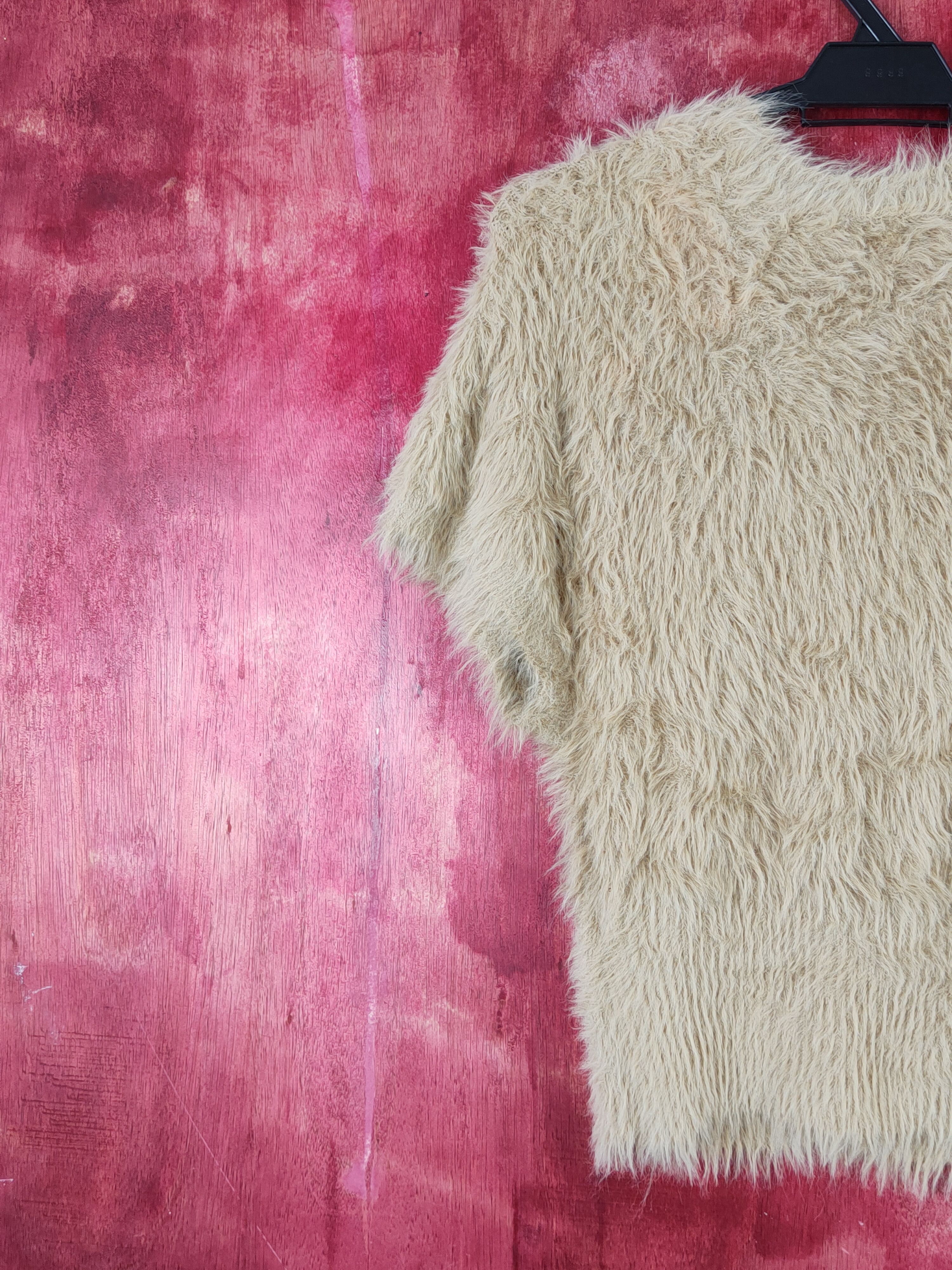 Homespun Knitwear × Japanese Brand × Vintage Pou Dou Dou Brown Shag Shaggy Fur Mohair Knitwear #S1895 Size S / US 4 / IT 40 - 8 Thumbnail