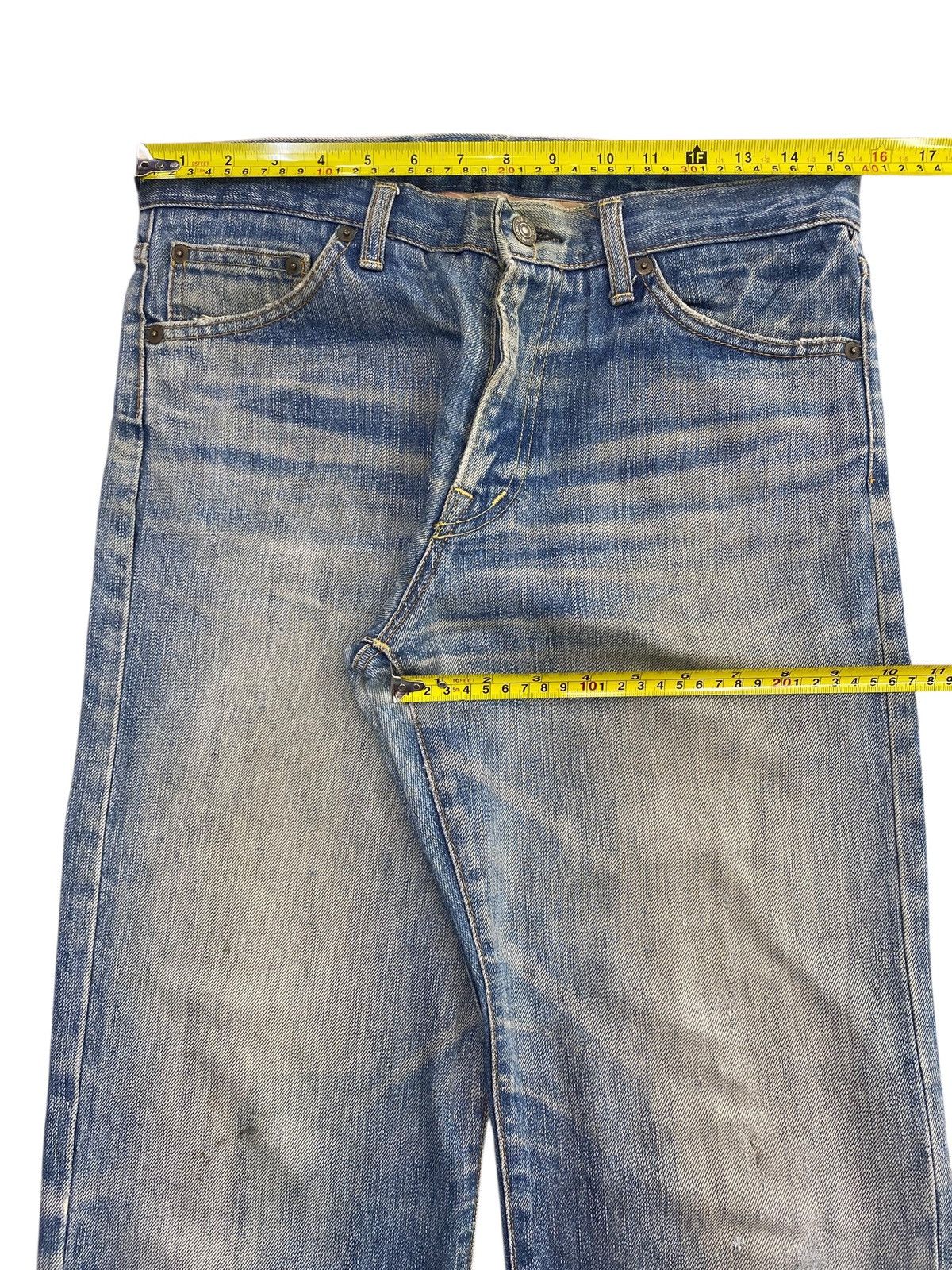 Japanese Brand Japanese Brand Whiskers Faded Wash Style Loose Jeans Size US 31 - 5 Thumbnail