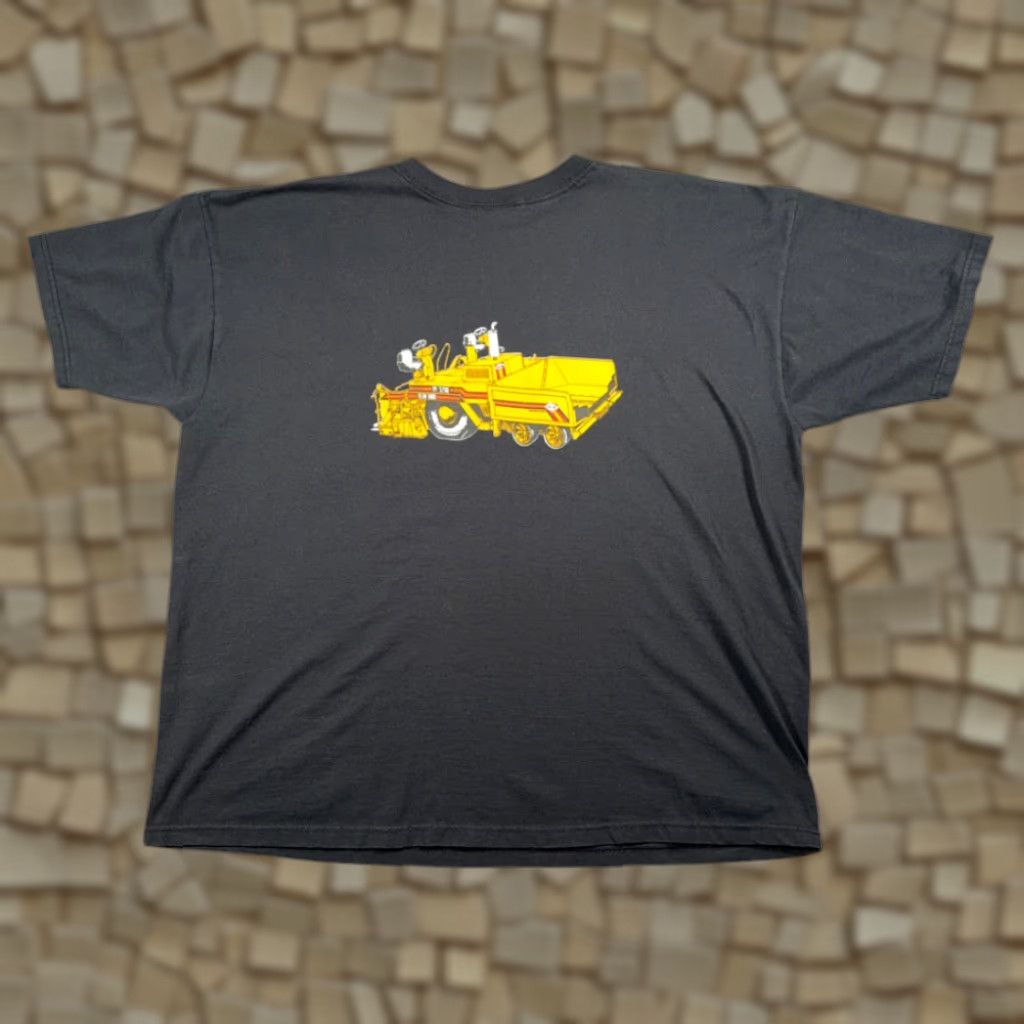 Fruit Of The Loom Vintage Blaw Knox Shirt Adult 2XL Black PF-3200 Construction Road Work Y2K 90s Retro Logo Cotton Blend Men T-Shirt Size US XXL / EU 58 / 5 - 1 Thumbnail