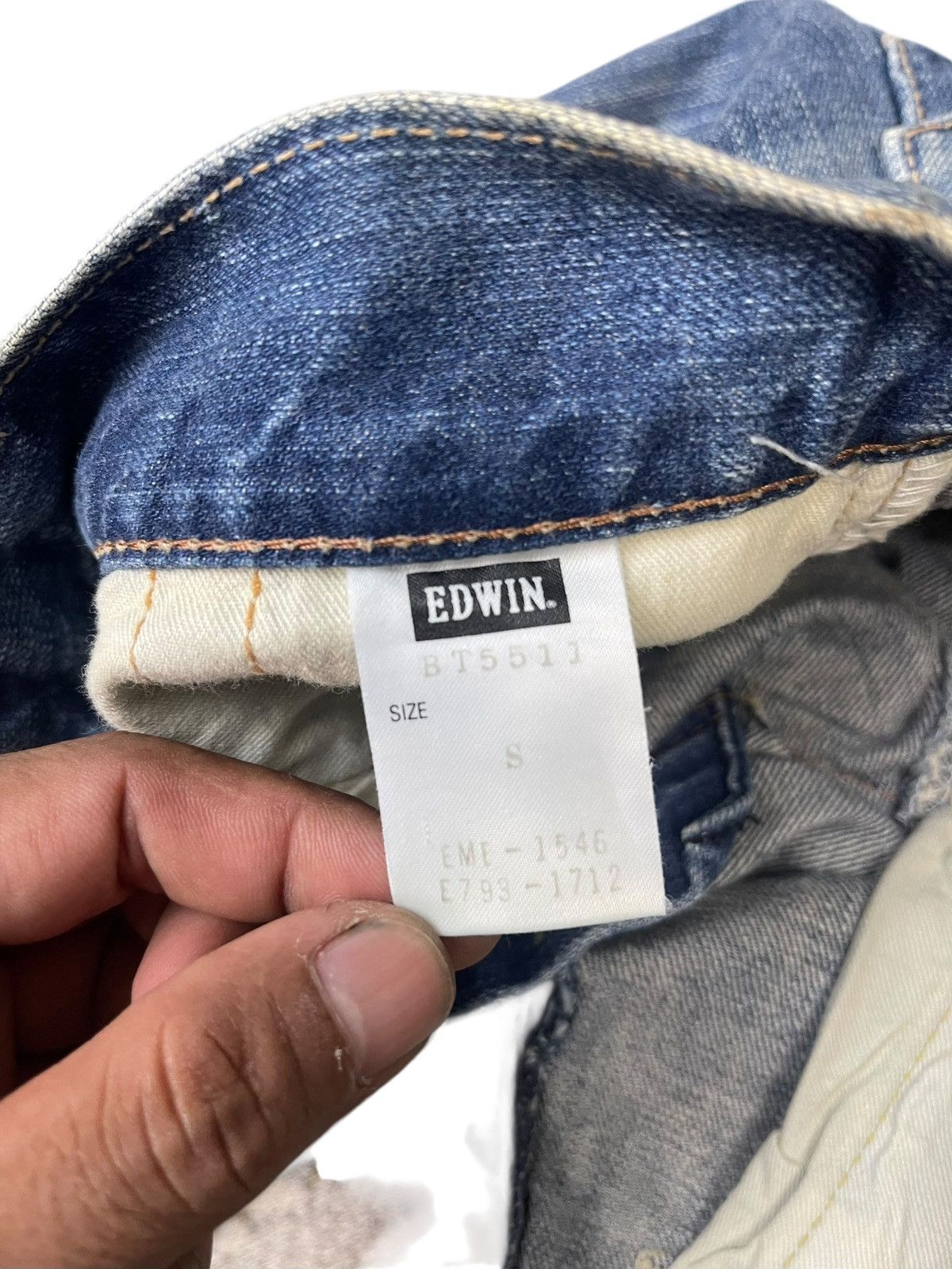 Edwin Vintage Edwin Blue Trip 503 Jeans Streetwear Size 29" - 6 Thumbnail