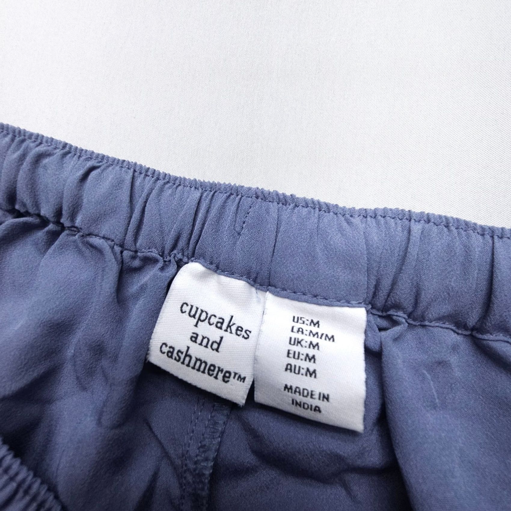 Vintage Cupcakes and Cashmere Relaxed Pants Wide-Leg Lounge Pajama Pants Womens M Gray Size 32" / US 10 / IT 46 - 3 Thumbnail