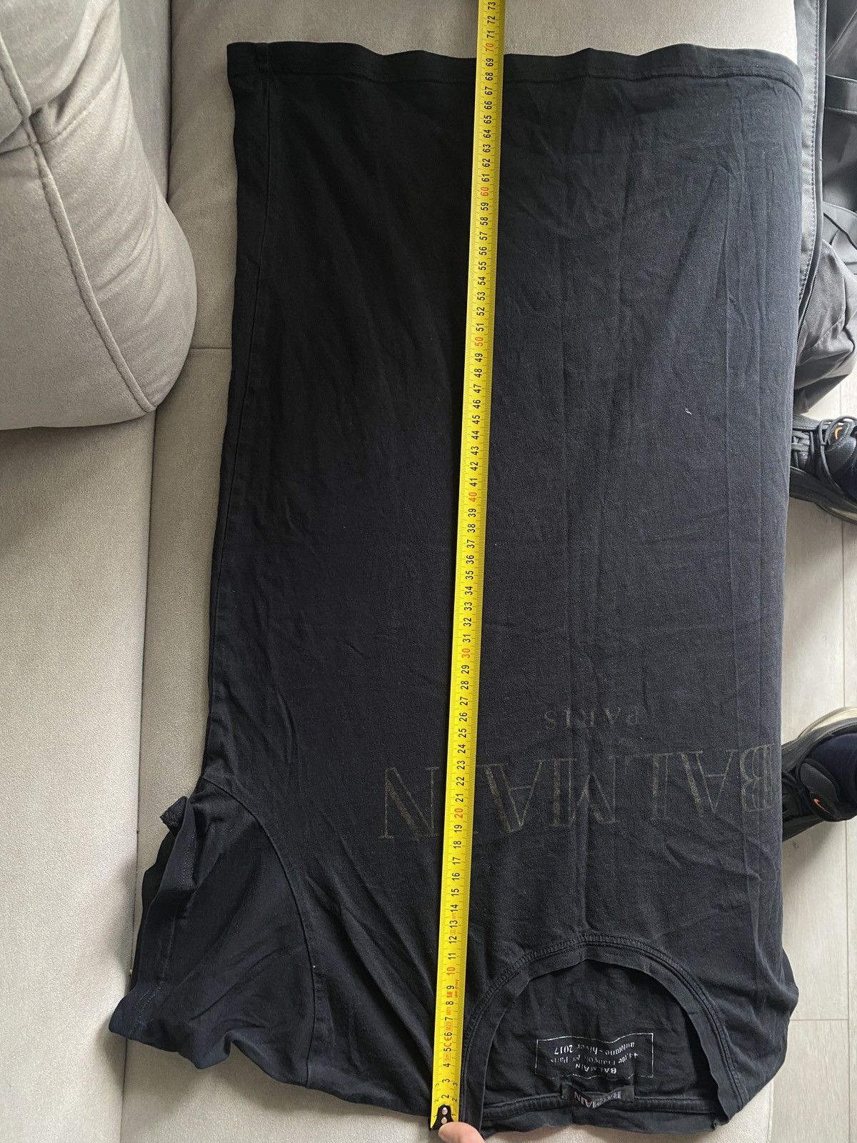 Balmain Luxury Balmain Paris big logo tee Size US M / EU 48-50 / 2 - 8 Thumbnail