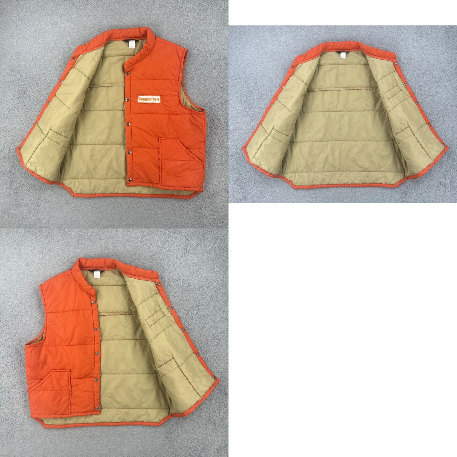 Vintage VINTAGE Swingsters World Of Wearables Vest XL Orange Hunting USA Made Men Counter 15-6 Size US XL / EU 56 / 4 - 10 Thumbnail