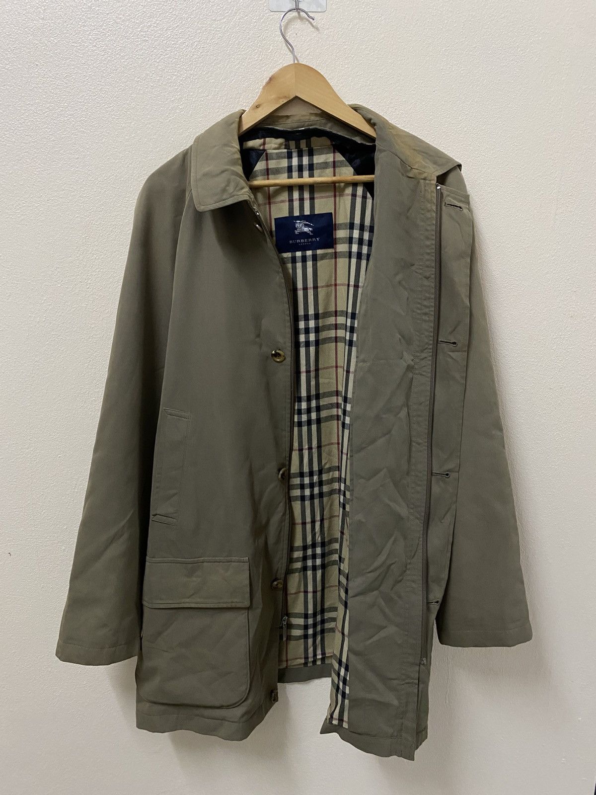 Burberry Vtg Burberry Made in usa Size US L / EU 52-54 / 3 - 1 Thumbnail