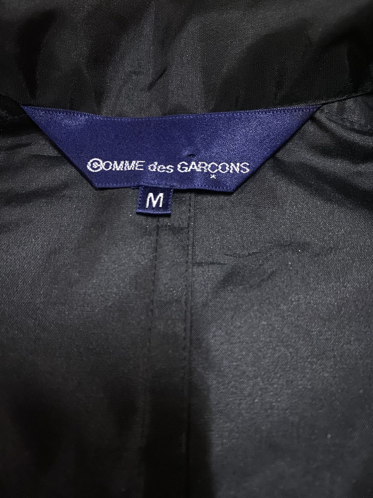 Comme des Garcons Vintage AD 1993 Comme Des Garcons CDG Half Zipper Raincoat Size US M / EU 48-50 / 2 - 7 Thumbnail