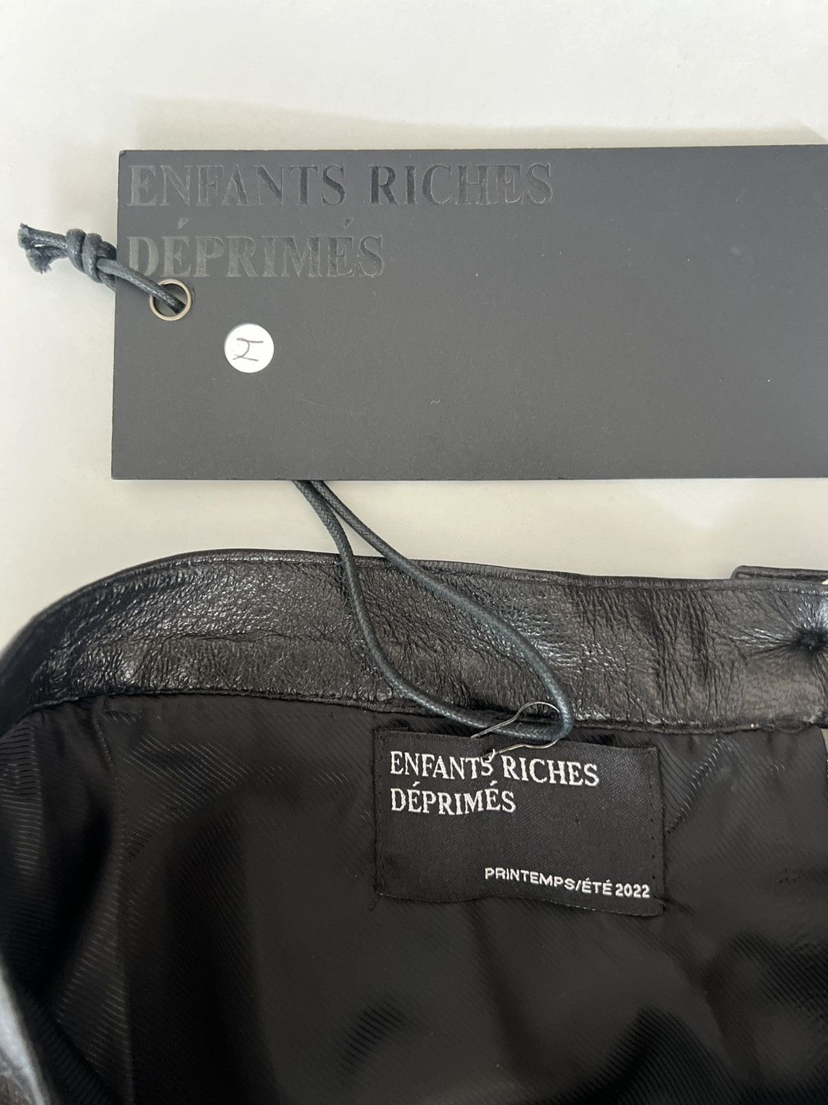Enfants Riches Deprimes 💥$3.8K VALUE💥 SICK RUNWAY LEATHER SKIRT Size 28" / US 6 / IT 42 - 7 Thumbnail