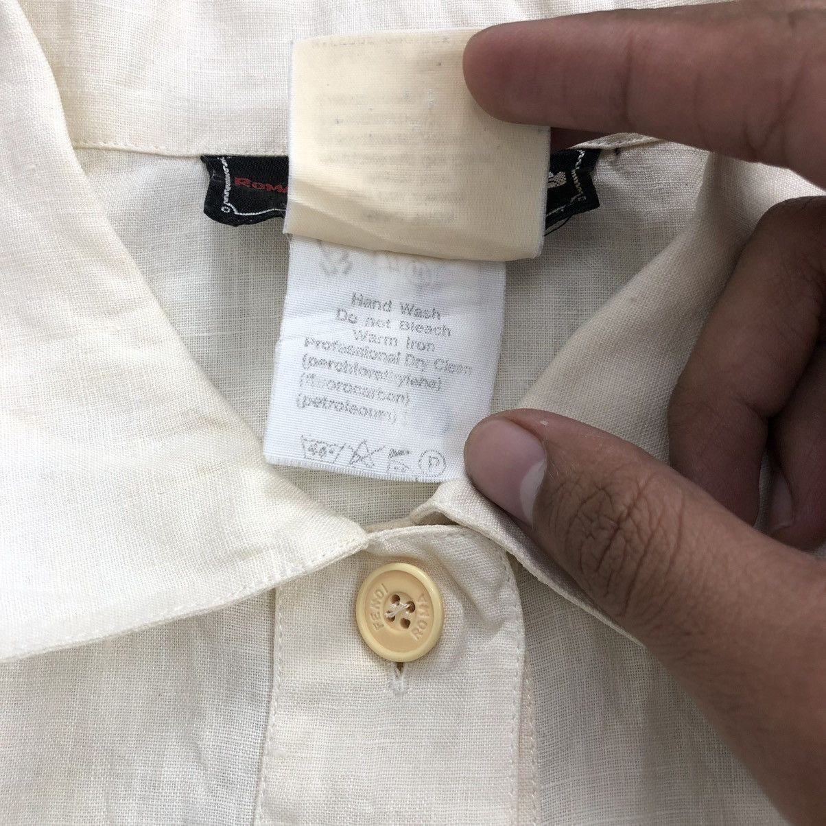 Fendi 90s Vintage Fendi 365 Roma 2 Pocket Button Shirt Luxury Size US M / EU 48-50 / 2 - 8 Thumbnail