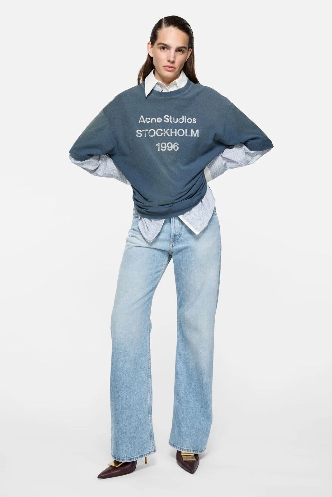 Acne Studios Acne Studios 2021F jeans in Light Blue Trash- Size : 25/32 Size 25" / US 0 / IT 36 - 6 Thumbnail