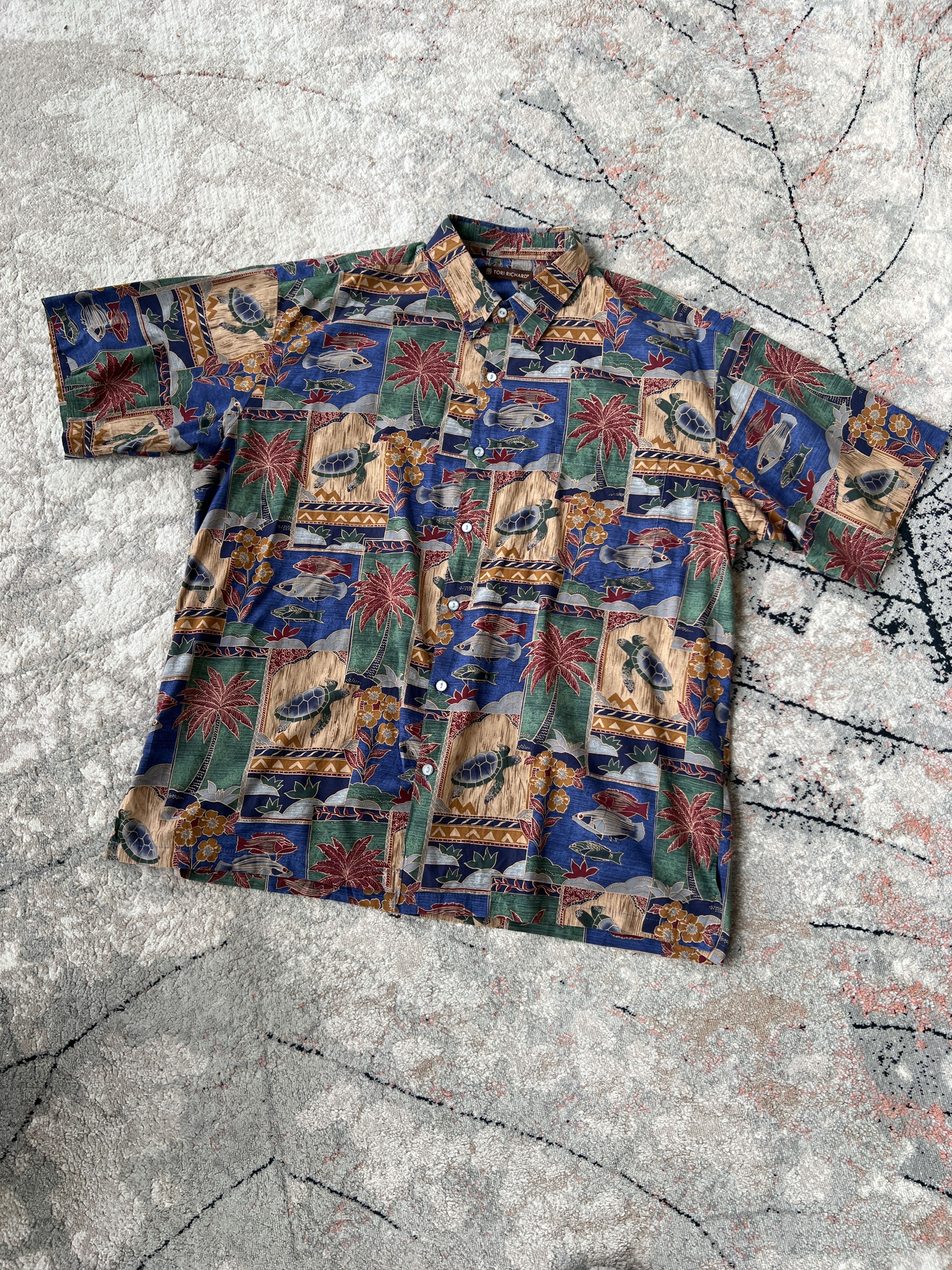 Tori Richard Tori Richard Vintage Shirt Size US XL / EU 56 / 4 - 1 Thumbnail