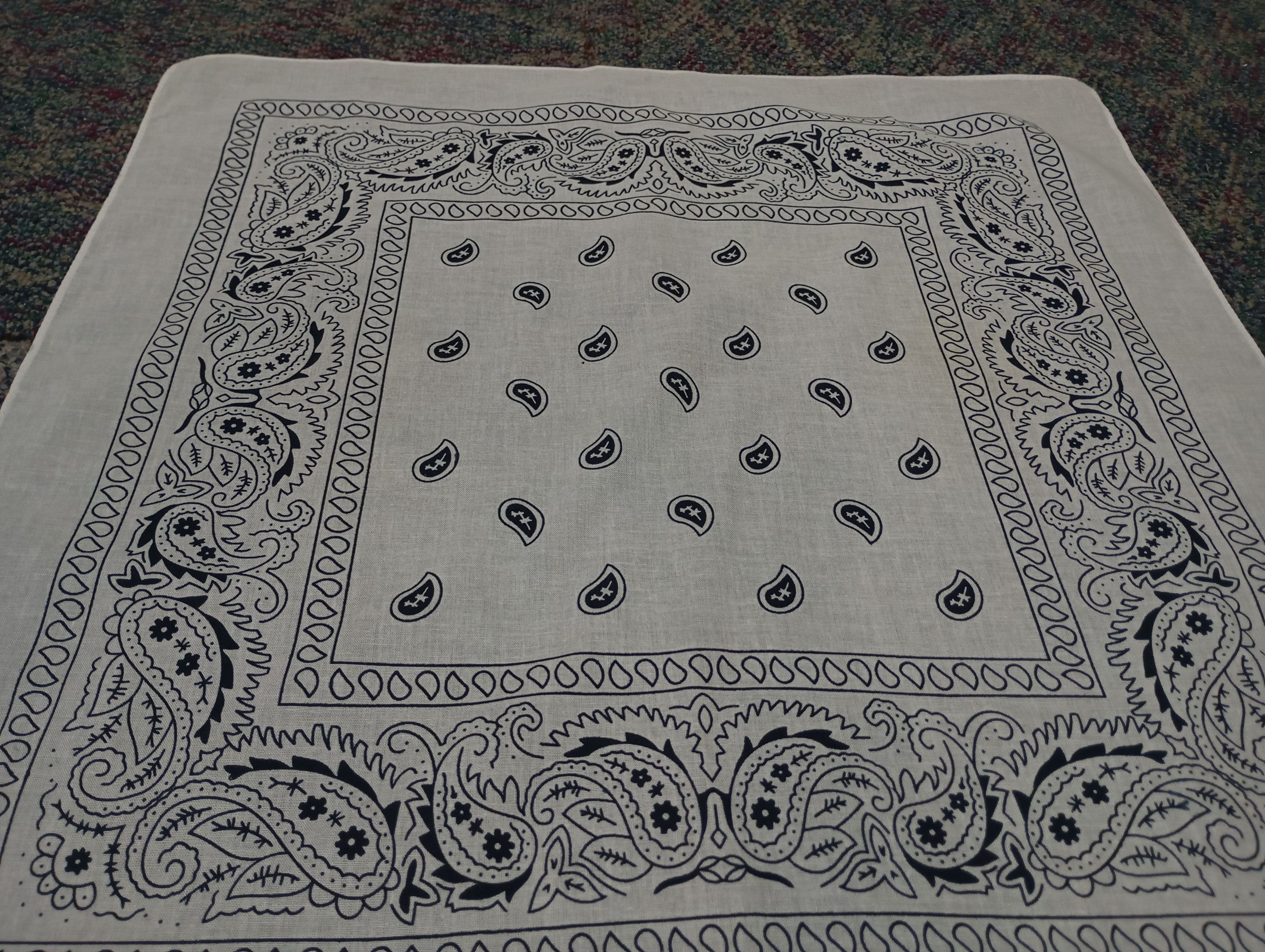 Vintage Vintage Paisley Bandana Scarves Size ONE SIZE - 4 Thumbnail