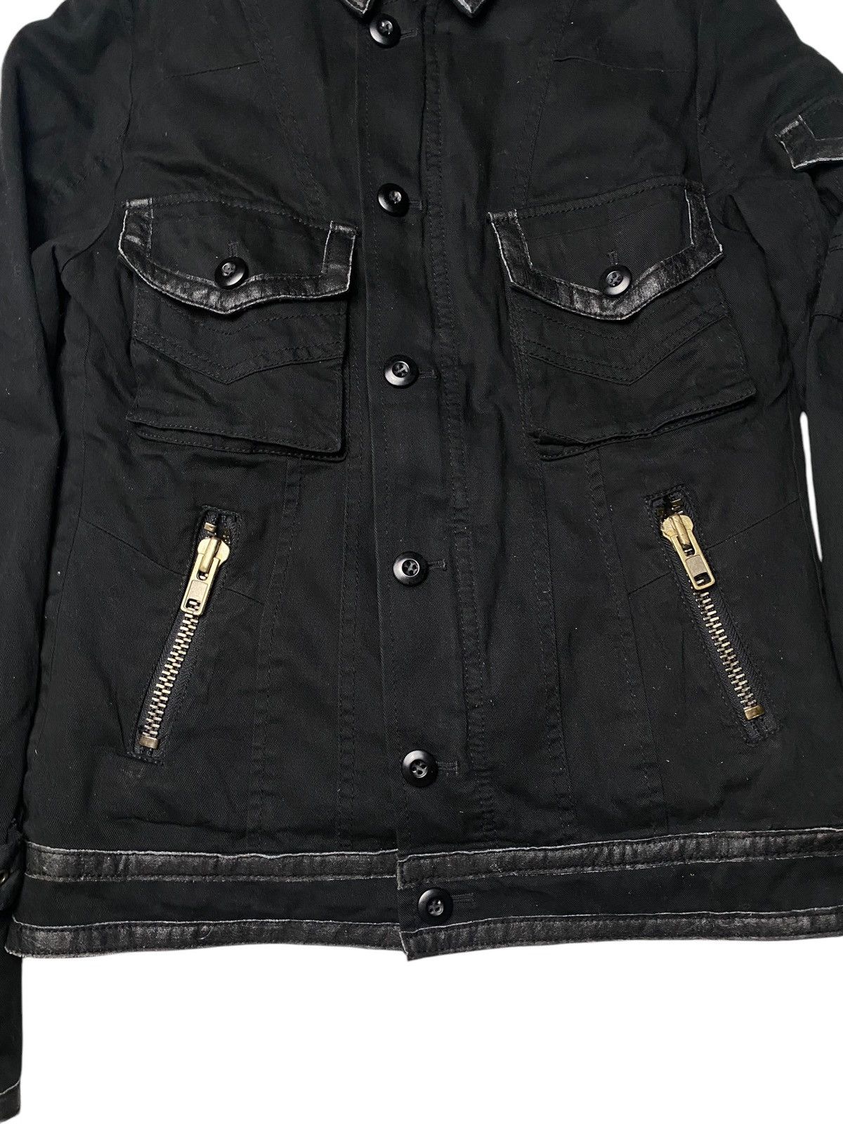 If Six Was Nine 2000's Free Phase Bondage Leather Jacket Size US S / EU 44-46 / 1 - 6 Thumbnail