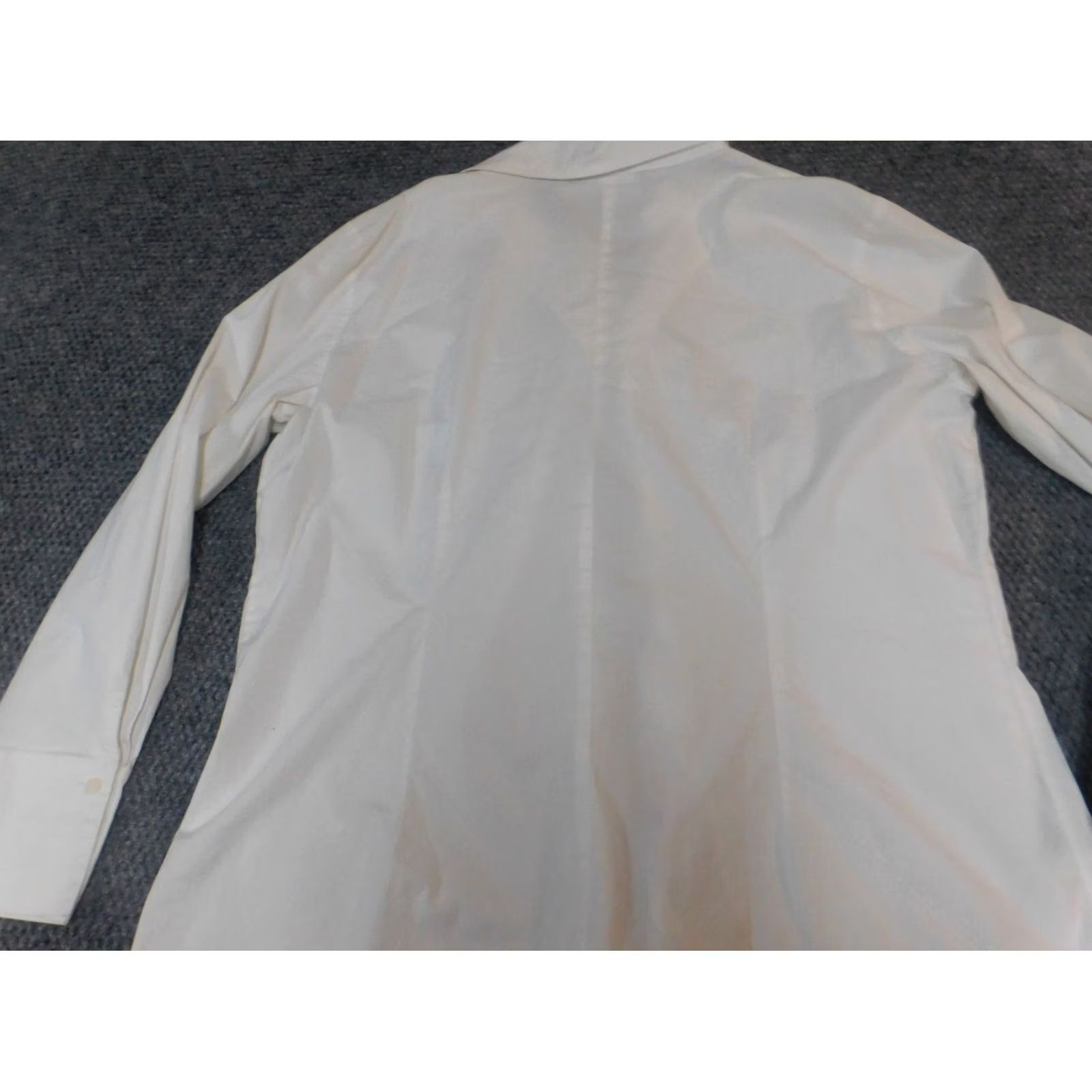 Worthington Worthington Womens Blouse 18W White Collar Button Casual Sleeve Cotton Rayon Regular Plus Size Womens Vintage No Size XXL / US 16-18 / IT 52-54 - 7 Thumbnail