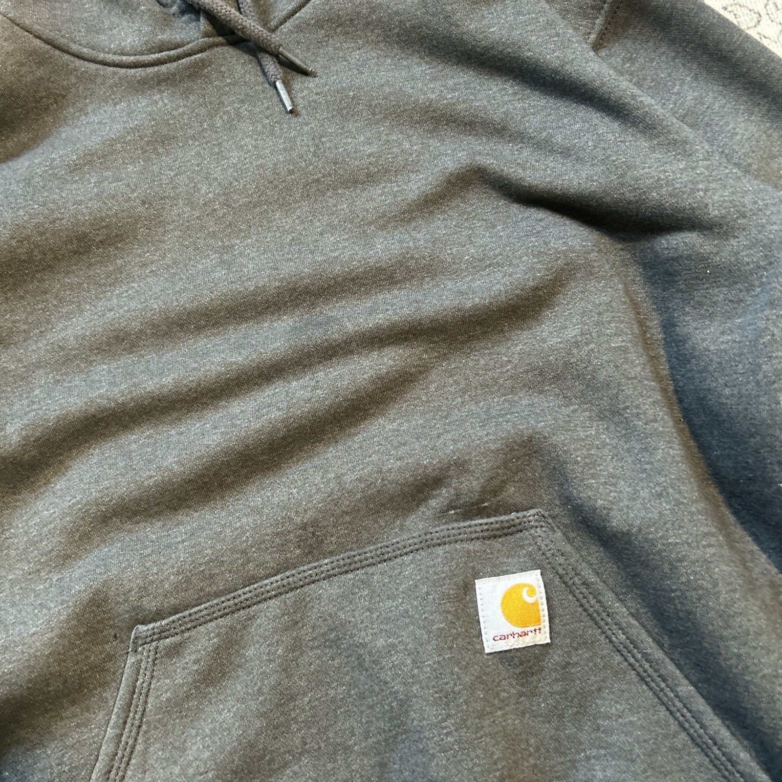 Carhartt Carhartt Hoodie Mens Size S Gray Loose Fit Neon Sleeve Logo Size US S / EU 44-46 / 1 - 3 Thumbnail