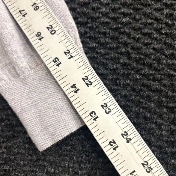 Vintage Meraki Merino Wool Turtleneck Pullover Sweater Women Size M Gray 100% Light Size M / US 6-8 / IT 42-44 - 7 Thumbnail