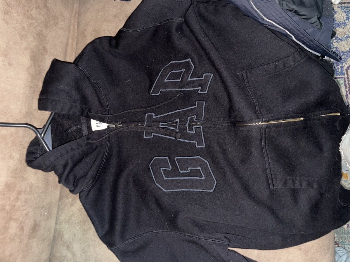 Gap Black Zip Up Gap Hoodie Size US L / EU 52-54 / 3 - 1 Thumbnail