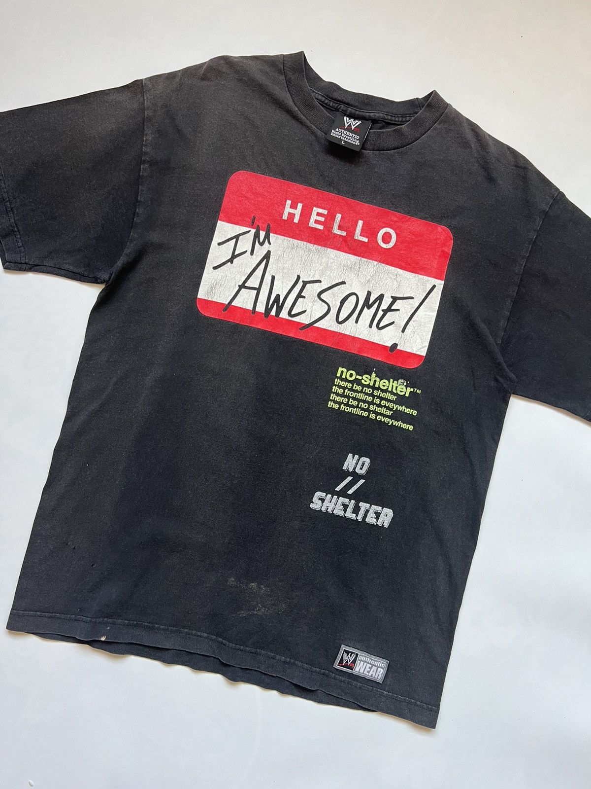 Vintage × WWE × WWF Vintage Wwe The Miz Hello Im Awesome Size US L / EU 52-54 / 3 - 6 Thumbnail