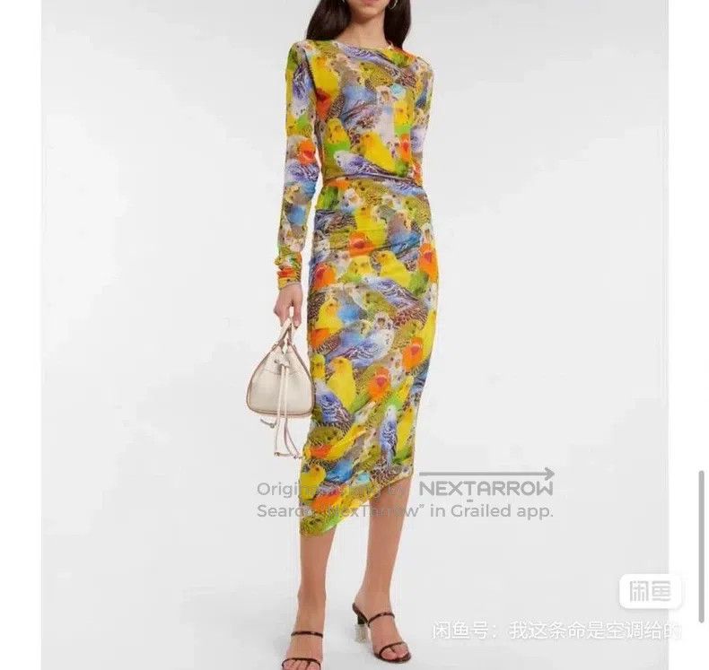 Loewe Loewe size M Mesh Parrot Half Skirt Size 24" / US 00 / IT 34 - 6 Thumbnail