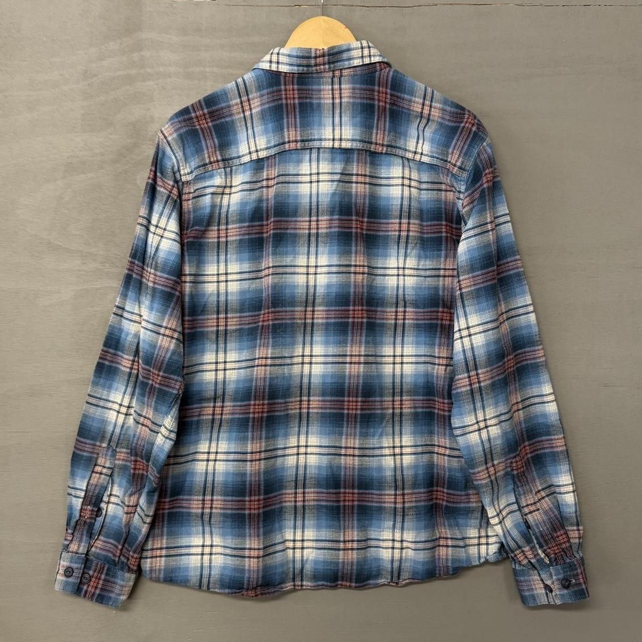 Patagonia Patagonia Organic Cotton Blue Flannel Button Up Shirt Large Size US L / EU 52-54 / 3 - 3 Thumbnail