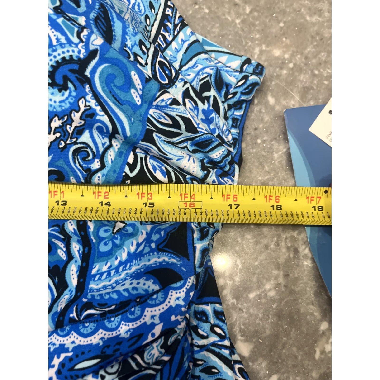 Swims VINTAGE? Wait - item is not vintage. Proceed with: Magic Brands 2XL SlimSwim Shortini Women Plus Blue Bohemian Rhapsody NWT MSRP 28 Size ONE SIZE - 4 Thumbnail