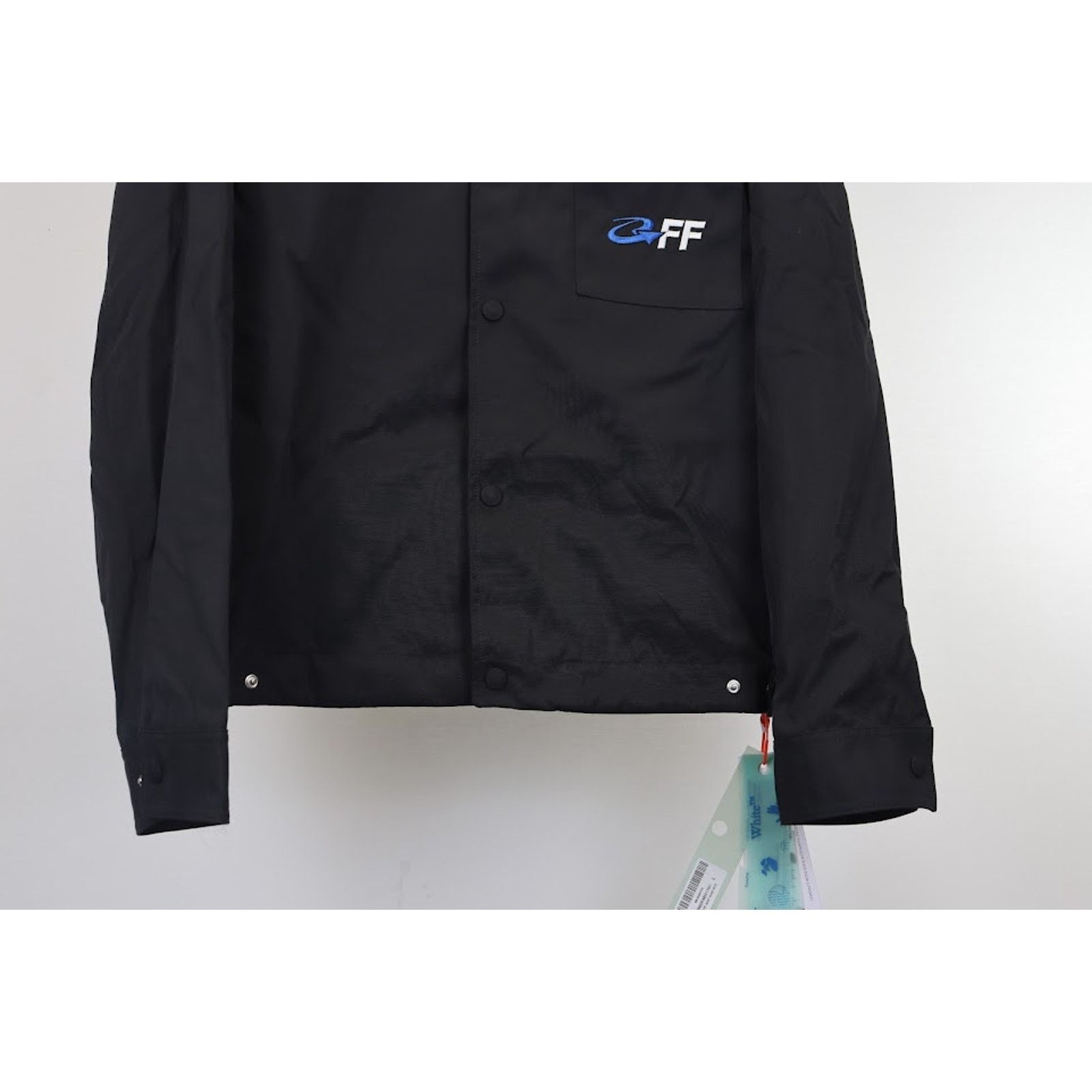 Off-White o1rshd1 Exact Opposite Shirt Jacket in Black Size US XL / EU 56 / 4 - 3 Thumbnail