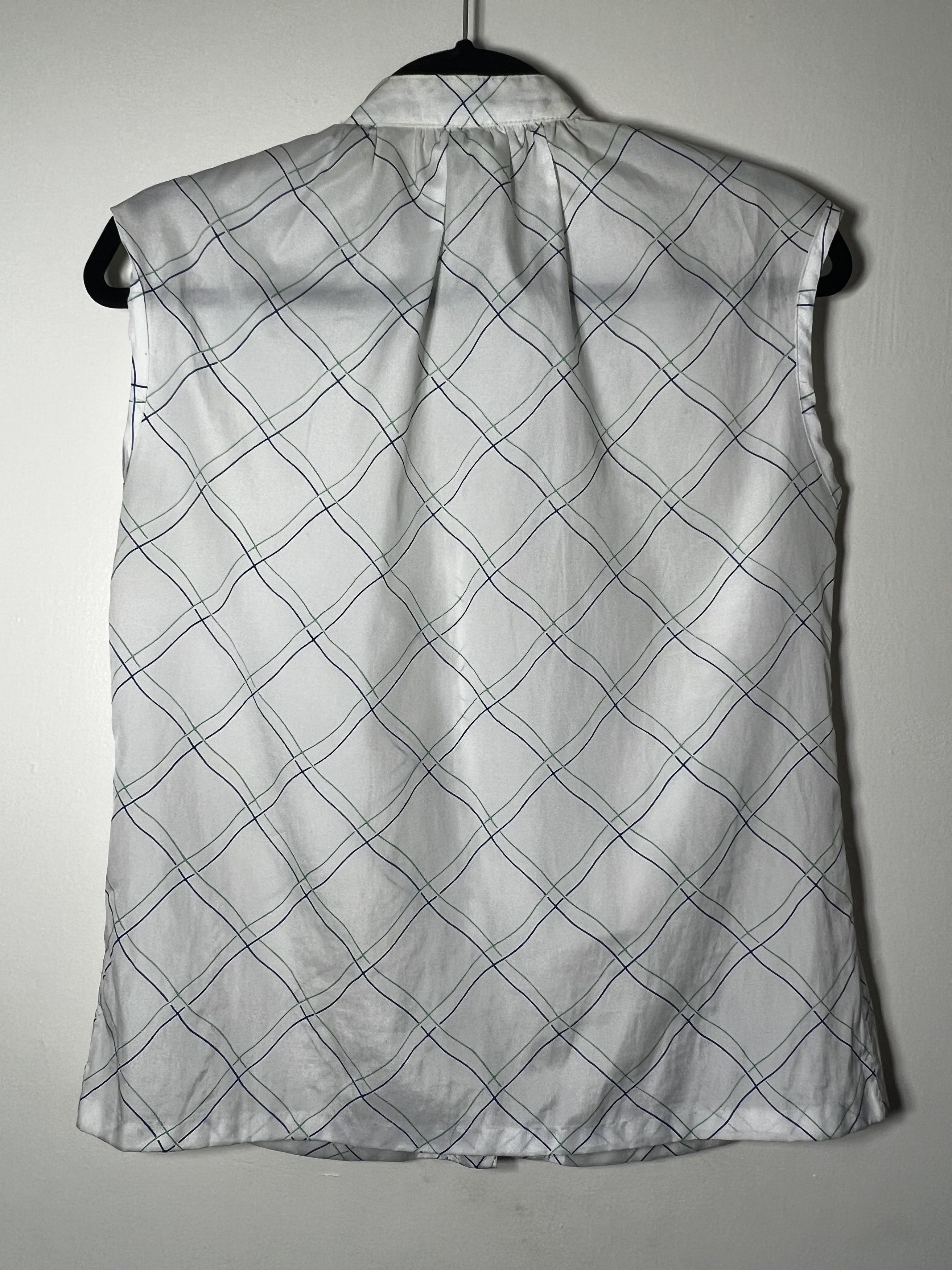 Vintage Vintage 1960's Collegian of California Tie Neck Blouse Size M / US 6-8 / IT 42-44 - 4 Thumbnail