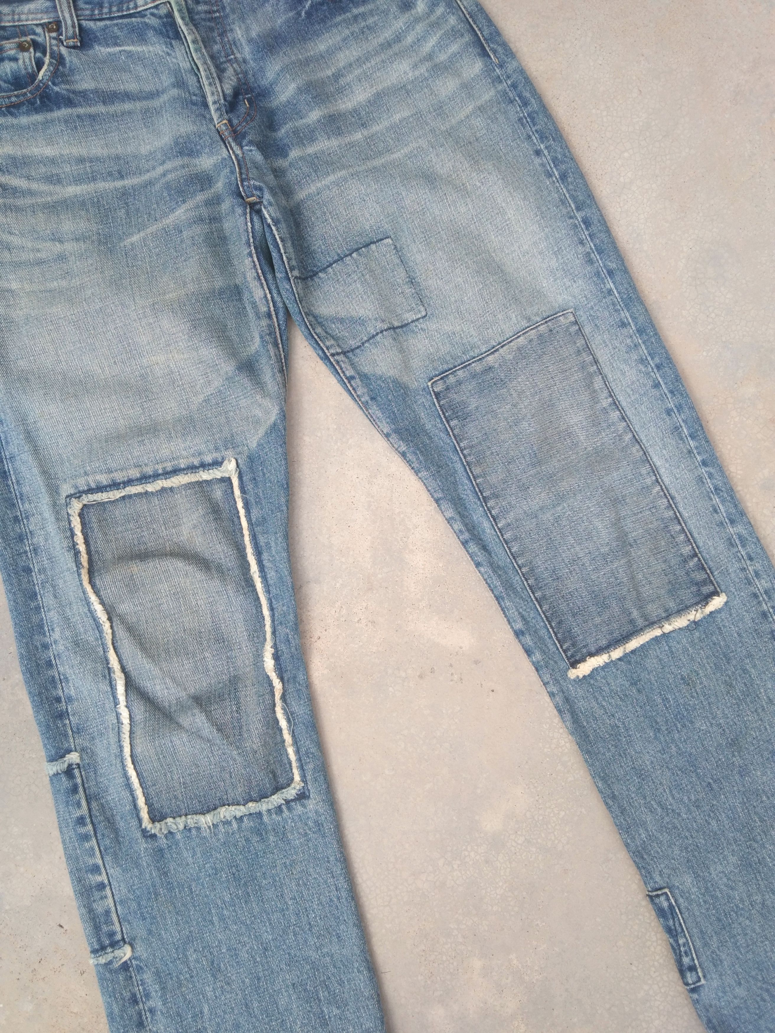 Japanese Brand Vintage Japanese Brand Distressed Jeans 32x31 Size US 32 / EU 48 - 4 Thumbnail