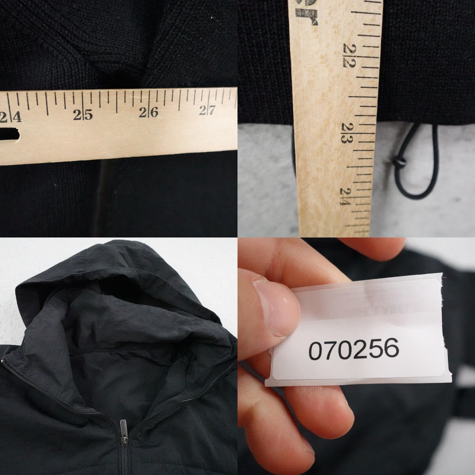 Lululemon Lululemon Jacket Womens 12 Black Water Repellent Sleeved Hooded Insulated Knit Coat Merino Wool Blend Short Zip Jacket Womens Size XL / US 12-14 / IT 48-50 - 8 Thumbnail