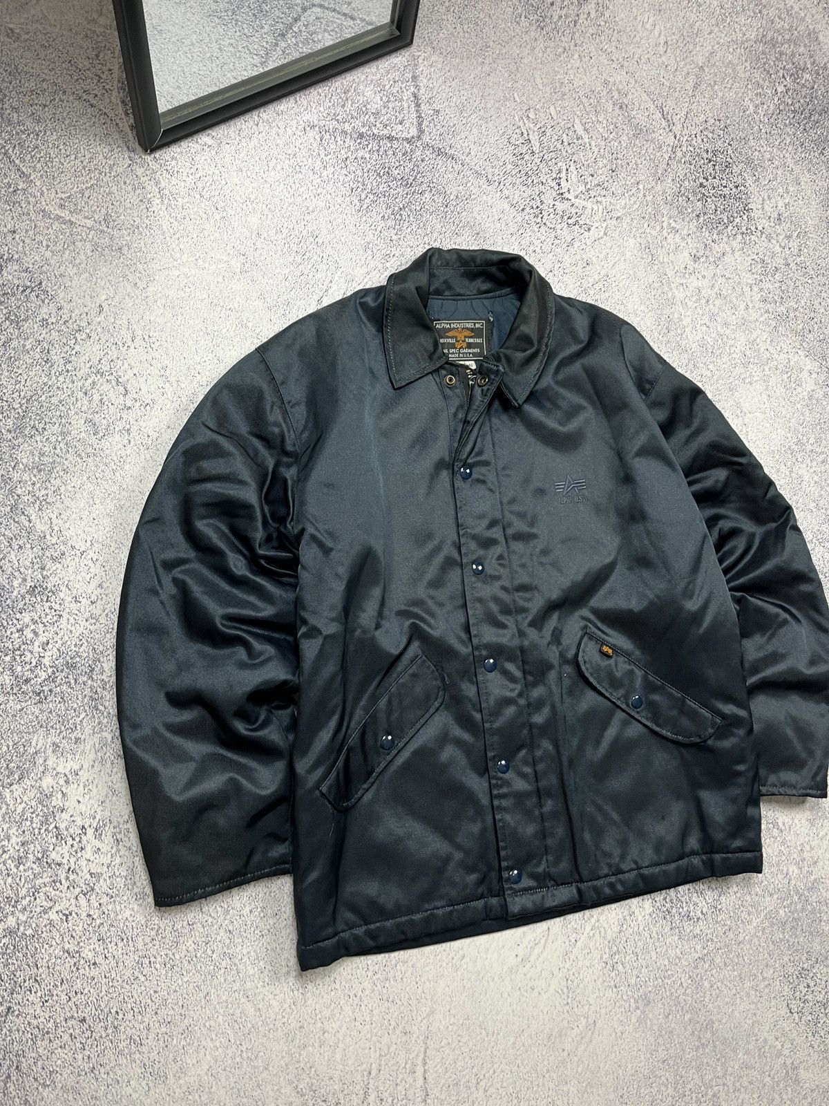 Alpha Industries × Vintage Vintage Alpha industries WI-96 Military Bomber Jacket USA Size US M / EU 48-50 / 2 - 5 Thumbnail
