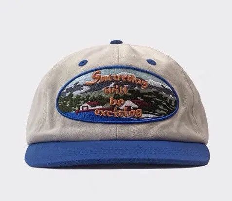 Other 90s y2k landscape embroidered cap hat Size ONE SIZE - 2 Thumbnail