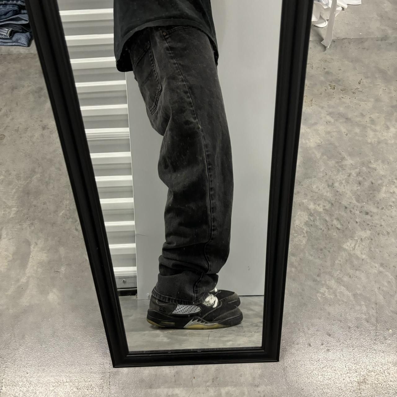 Japanese Brand × Vintage Crazy Vintage Y2K/2000s Grunge Black Skater Denim Jeans! Size US 40 / EU 56 - 2 Thumbnail