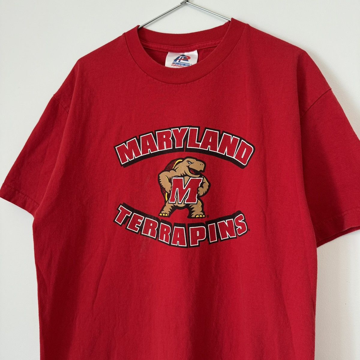 Vintage Vtg 2000s University of Maryland Terps College Tee UMD Y2K Size US L / EU 52-54 / 3 - 3 Thumbnail