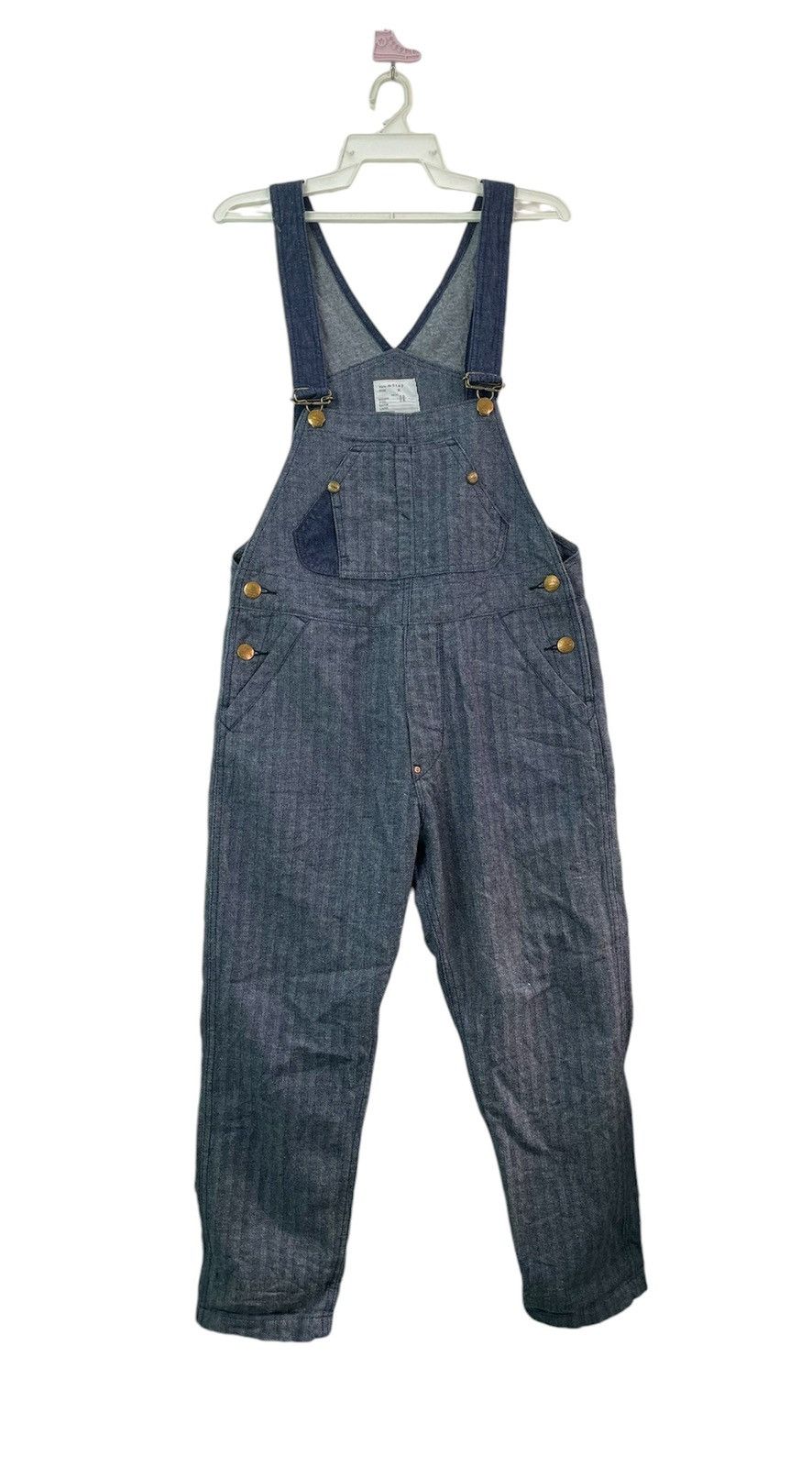 Japanese Brand Vtg 90s RNA japan hbt denim union made overall Size US 32 / EU 48 - 1 Thumbnail