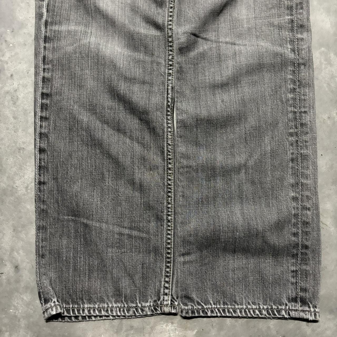 Japanese Brand × Vintage Crazy Vintage Y2K/2000s Grunge Faded Black Denim Jeans! Size US 30 / EU 46 - 6 Thumbnail