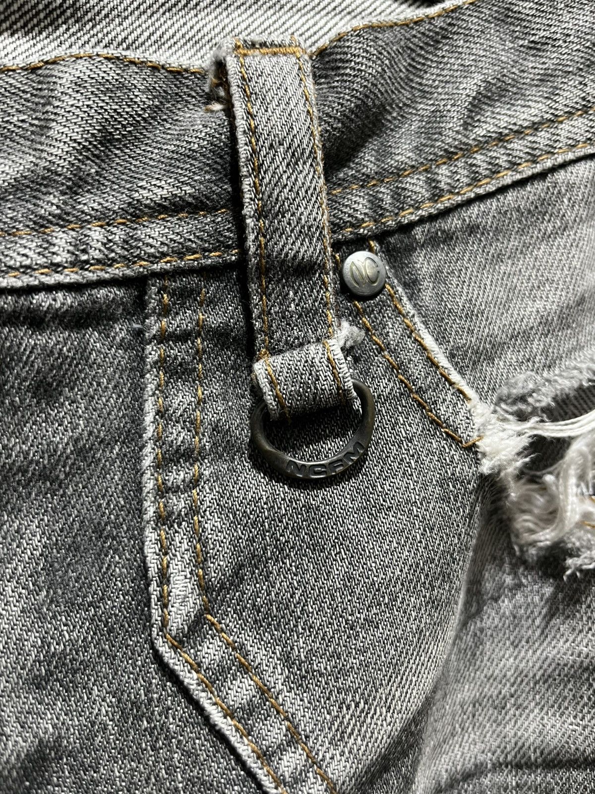 If Six Was Nine 2000's Japanese Brand Nicole Club For Men Jeans Size US 31 - 4 Thumbnail