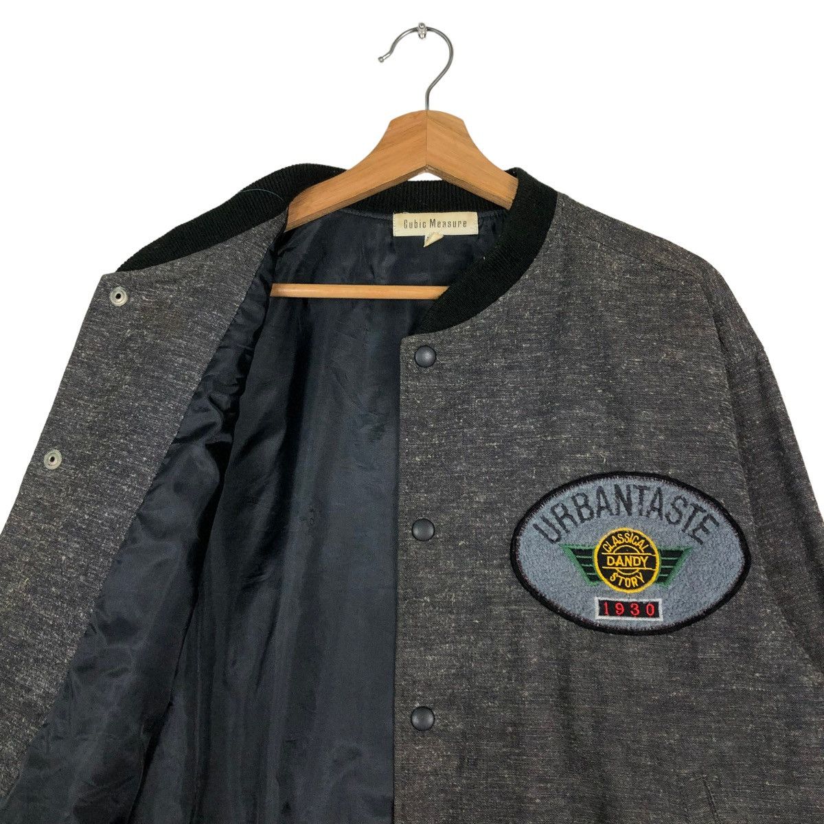Japanese Brand 🔥VINTAGE WOOL BOMBER JACKET URBAN TASTE JAPAN ISSEY MIYAKE Size US L / EU 52-54 / 3 - 12 Thumbnail