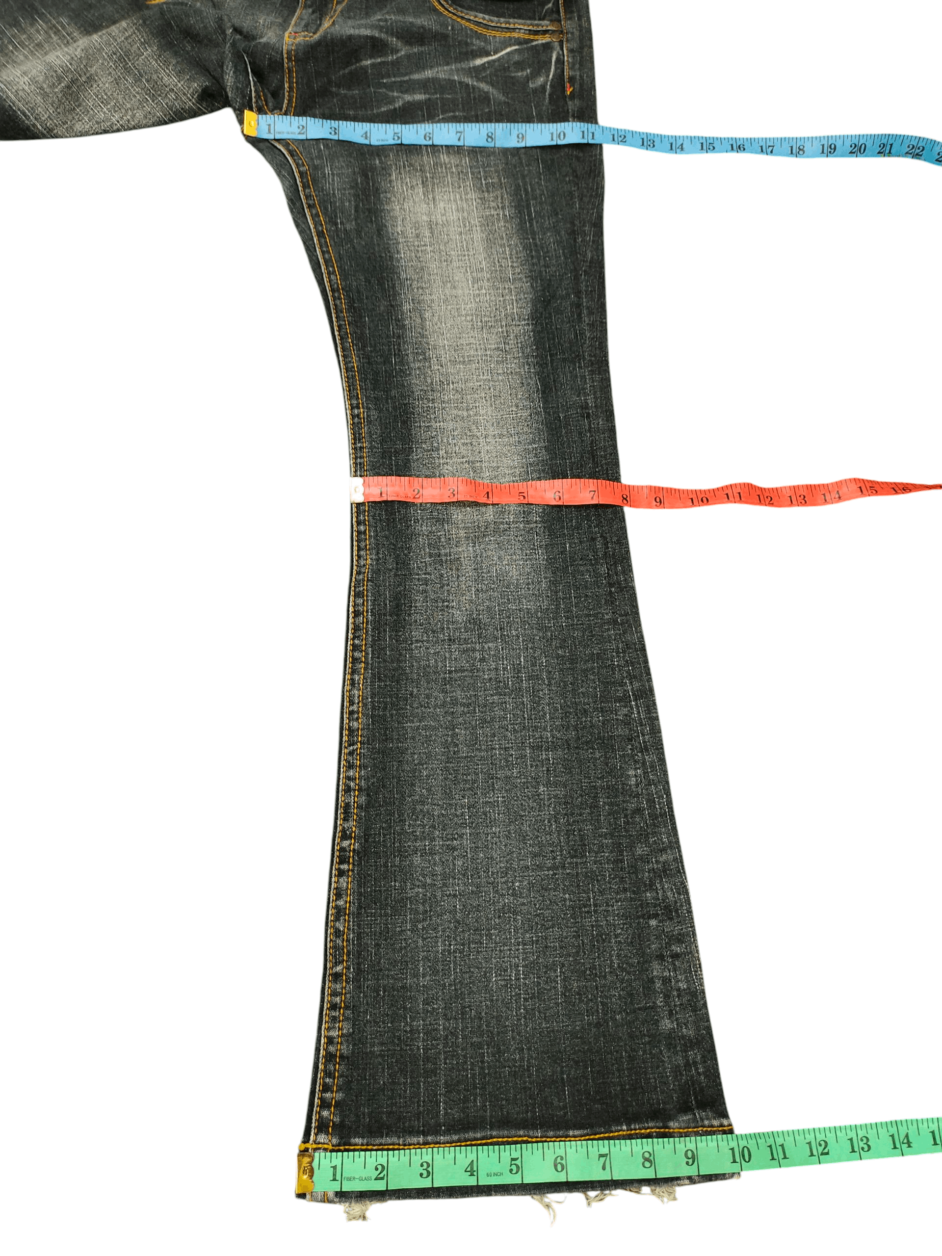 If Six Was Nine Flare Jeans Bgbg Japan Denim Bootcut Ifsixwasnine Lgb Size US 32 / EU 48 - 20 Thumbnail