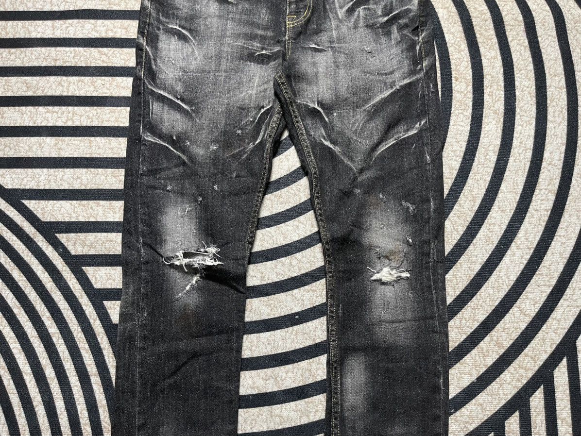 JACKROSE 2000s JACKROSE DISTRESSED DENIM JEANS RARE DESIGN Size US 32 / EU 48 - 5 Thumbnail