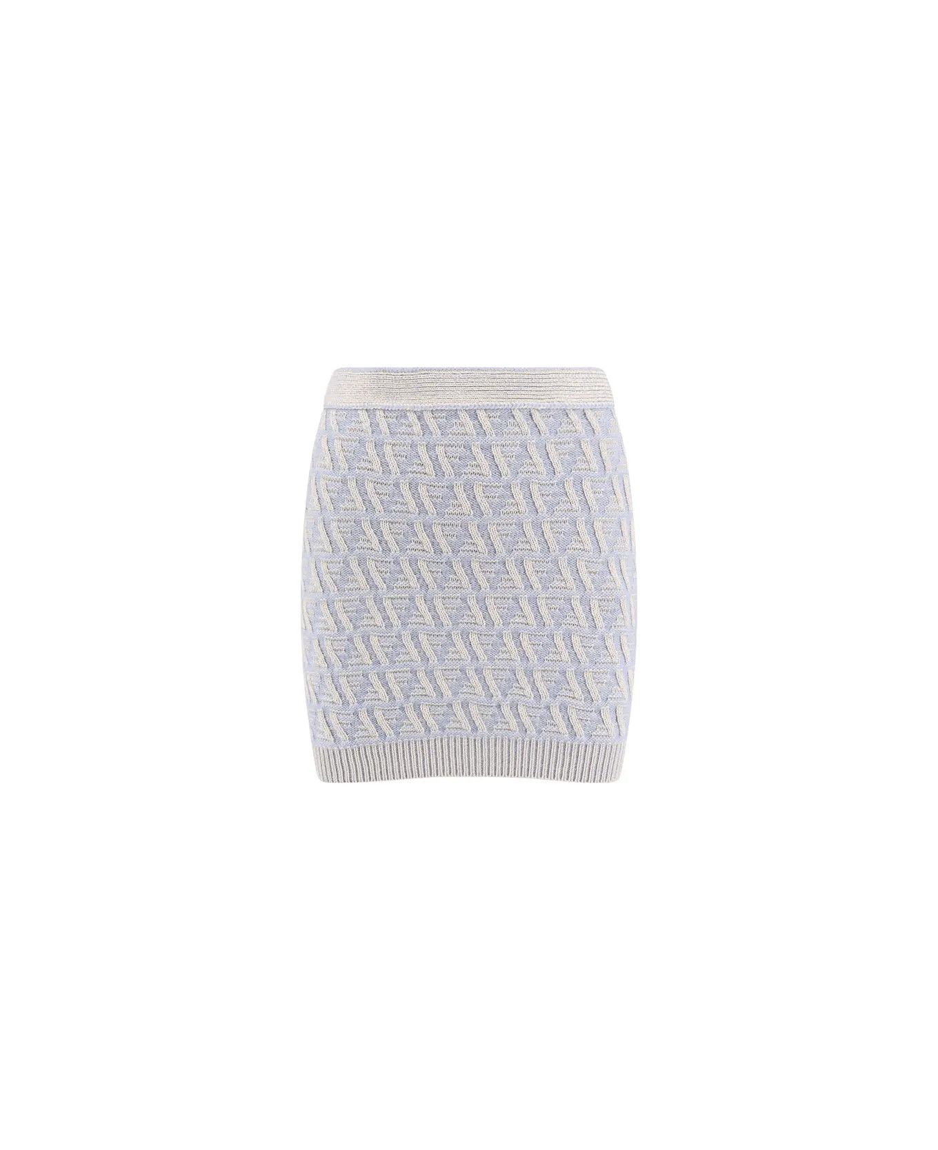 Fendi o1s1wg110326 Skirt in Blue Size 28" / US 6 / IT 42 - 1 Thumbnail